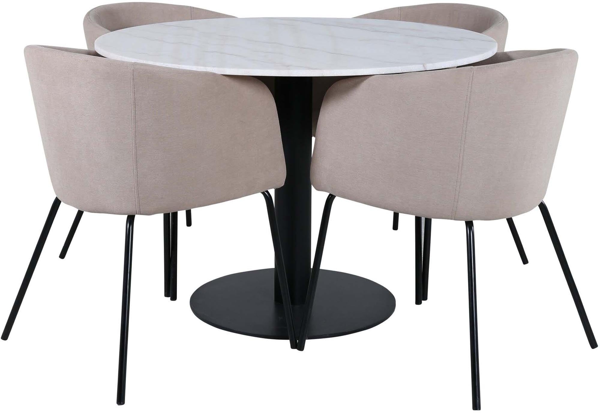 Estelle Esszimmerset + Berit ⌀106cm/4St.