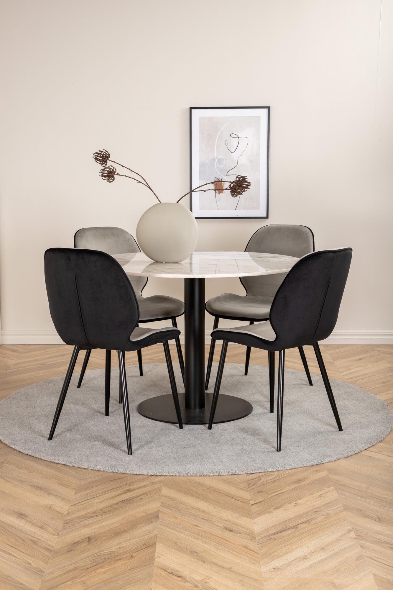 Estelle Esszimmerset + Emma ⌀106cm/4St.