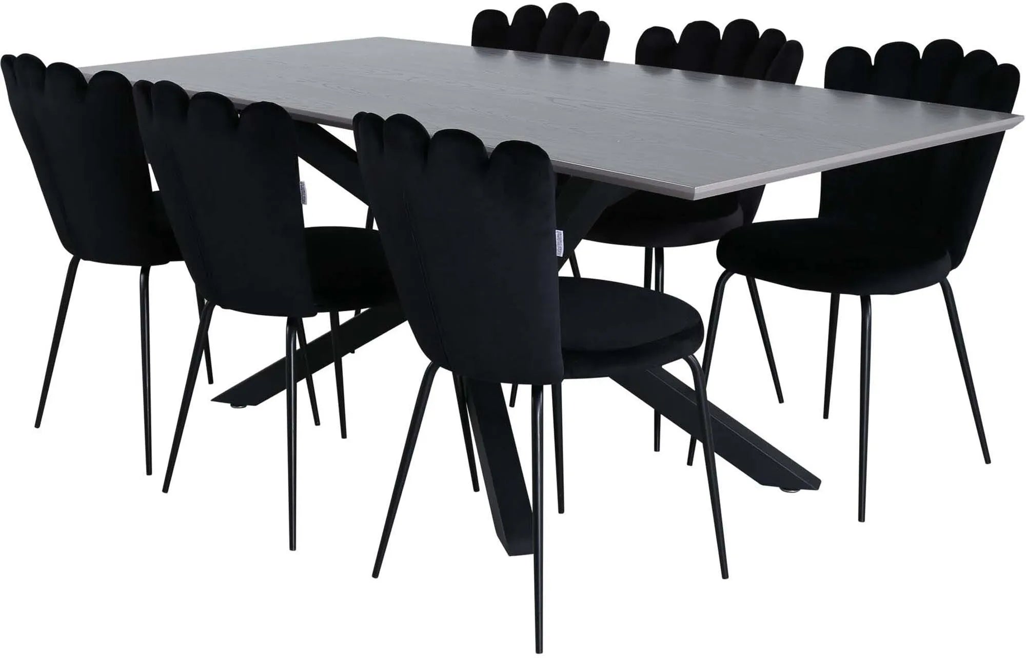 Elegantes Esszimmerset für 6: Modernes Design trifft Funktionalität.