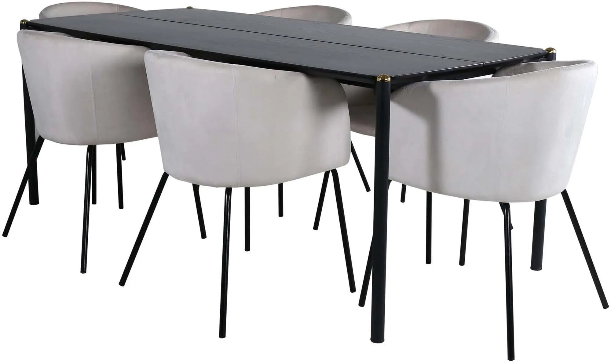 Elegantes Esszimmerset Pelle + Berit: Komfort trifft auf Stil.