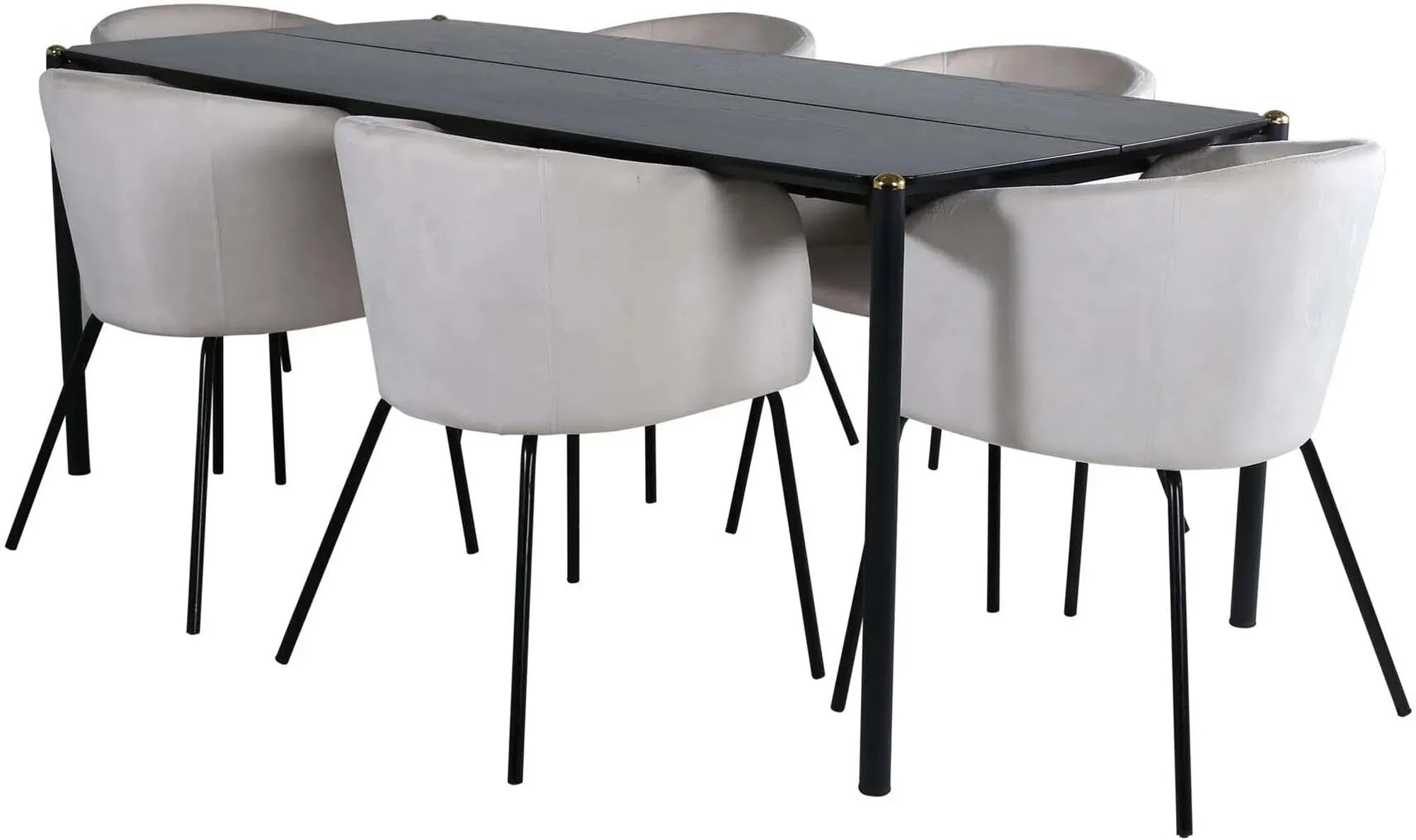 Elegantes Esszimmerset Pelle + Berit: Komfort trifft auf Stil.