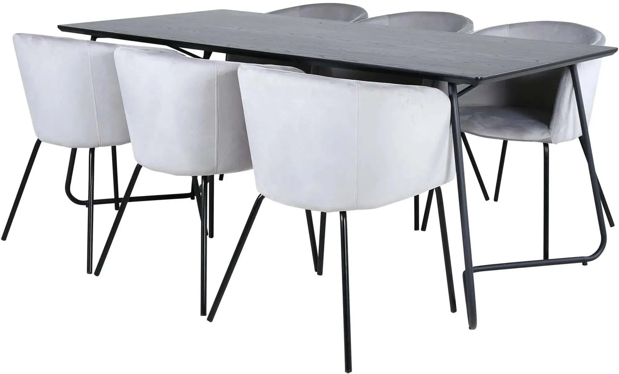 Stilvolles Petra Esszimmerset 190cm mit 6 Stühlen von Venture Home.