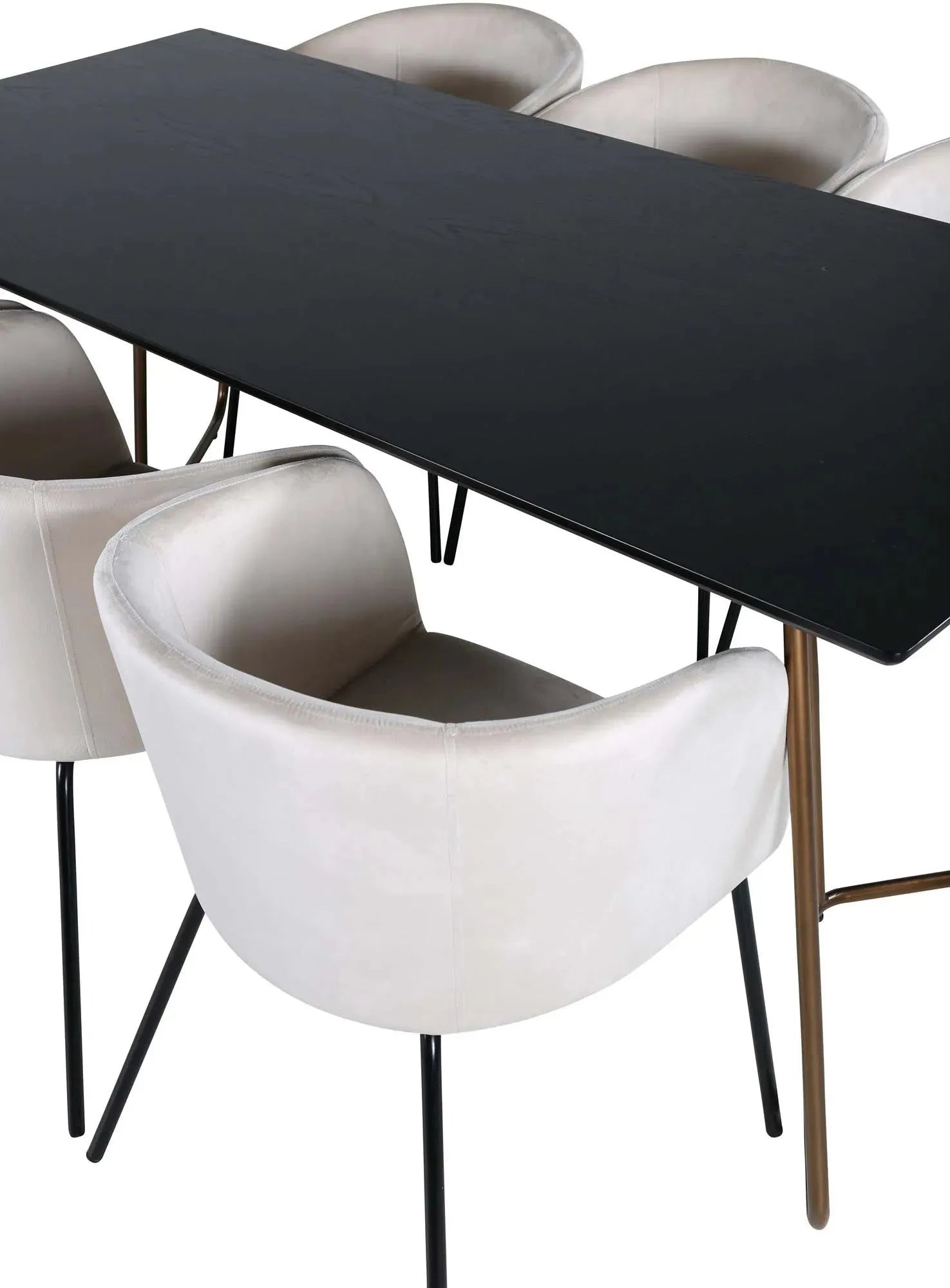 Modernes Petra Esszimmerset 190cm mit 6 Stühlen von Venture Home.