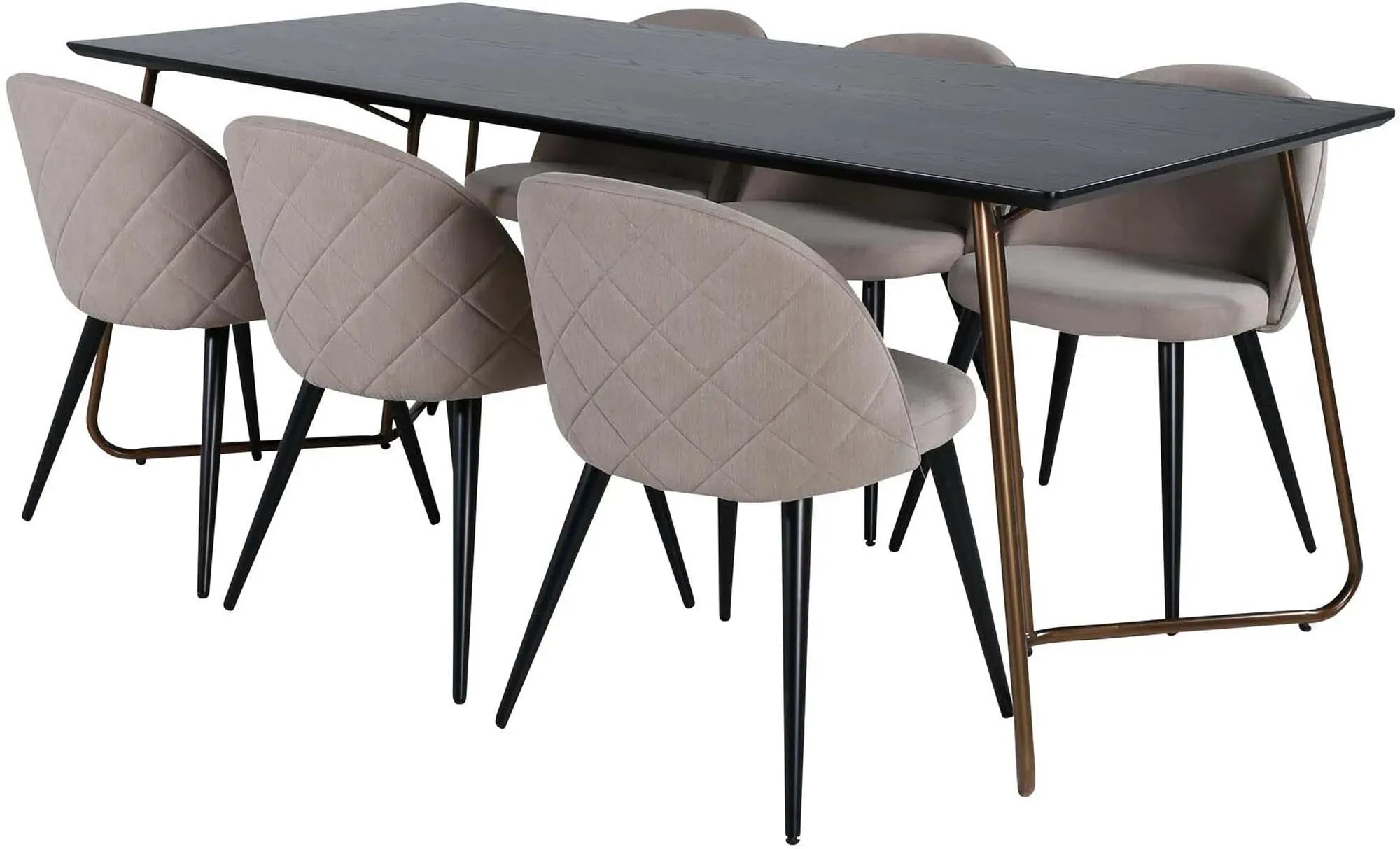 Petra Esszimmerset: Stilvoller Velvet-Charme für Ihr Esszimmer.