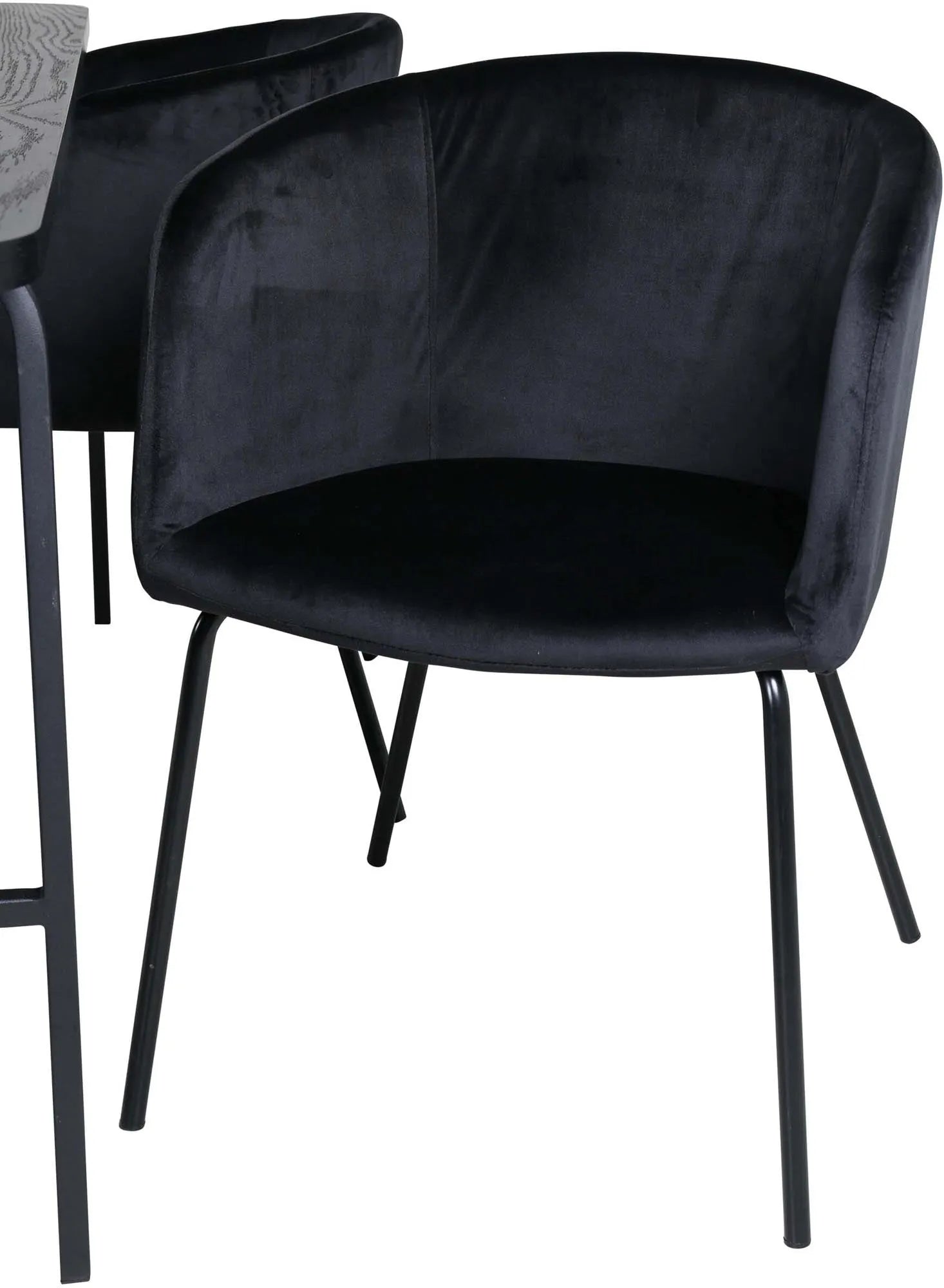 Stilvolles Uno Esszimmerset mit 6 Berit Stühlen, 200cm, von Venture Home.