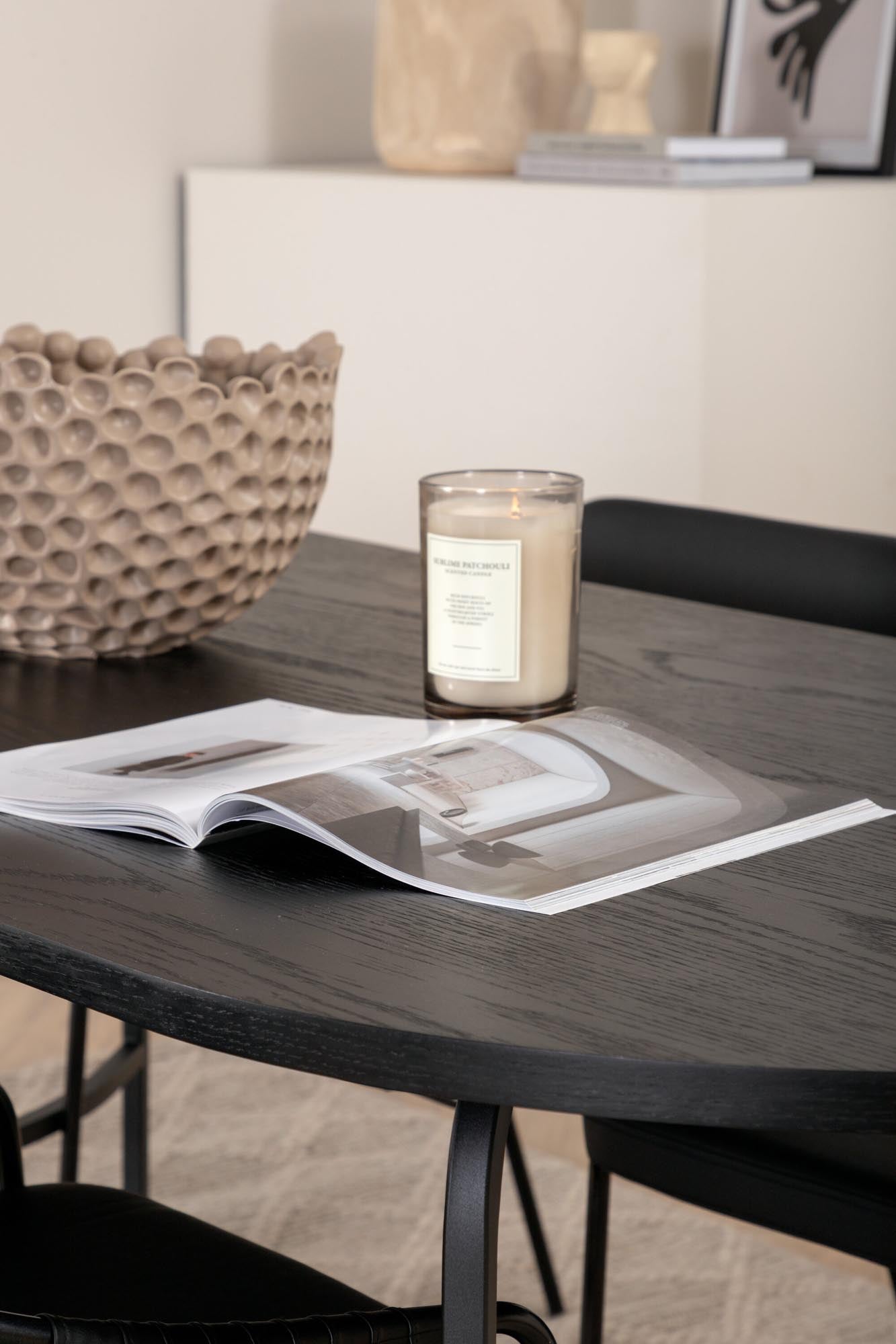 Skate Esszimmerset + Tvist 200cm/4St. in Schwarz präsentiert im Onlineshop von KAQTU Design AG. Esszimmerset ist von Venture Home