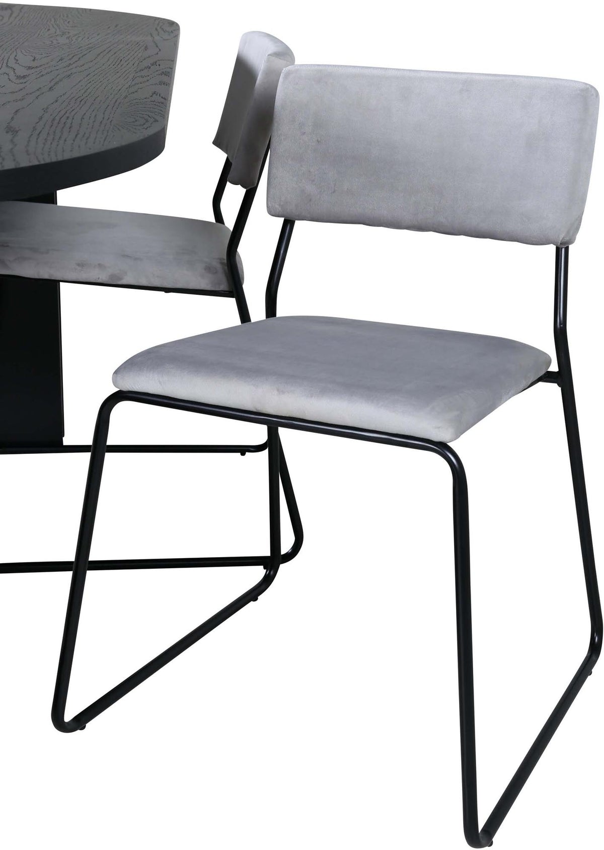 Bianca Esszimmerset + Kenth 200cm/4St. in Schwarz präsentiert im Onlineshop von KAQTU Design AG. Esszimmerset ist von Venture Home