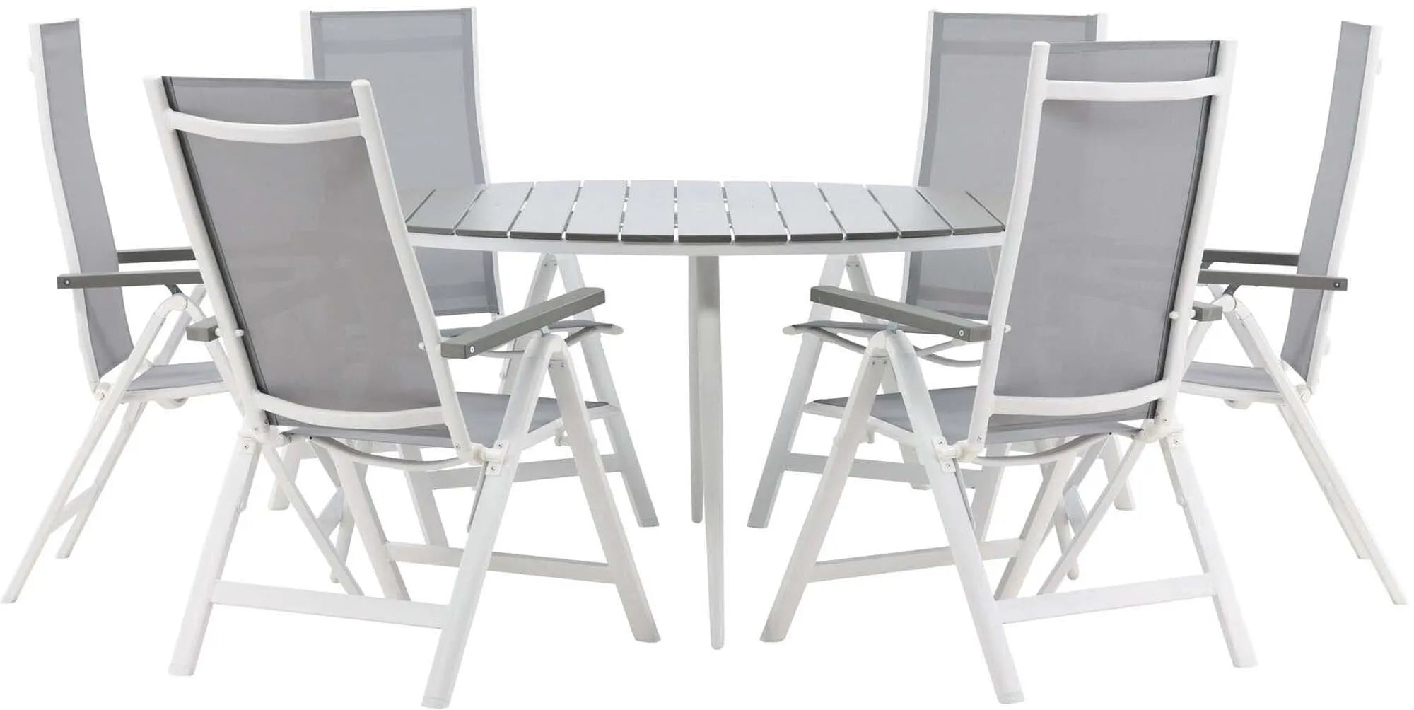 Stilvolles Venture Home Tischset für 6, ideal für Terrasse & Garten.