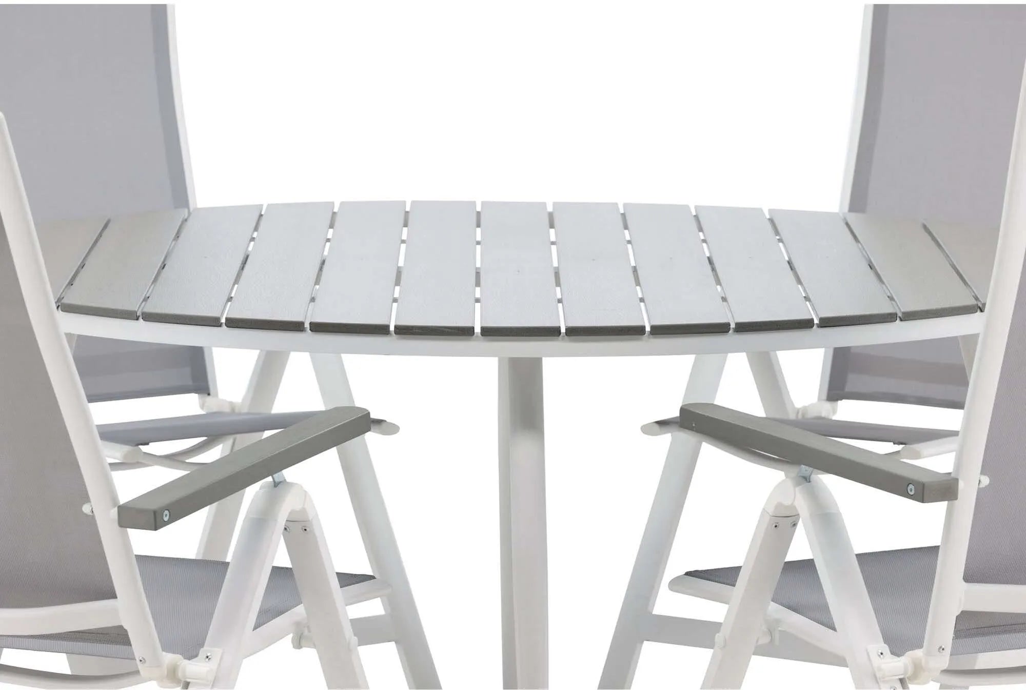 Elegantes Venture Home Tischset für 6, ideal für Outdoor-Dinner.