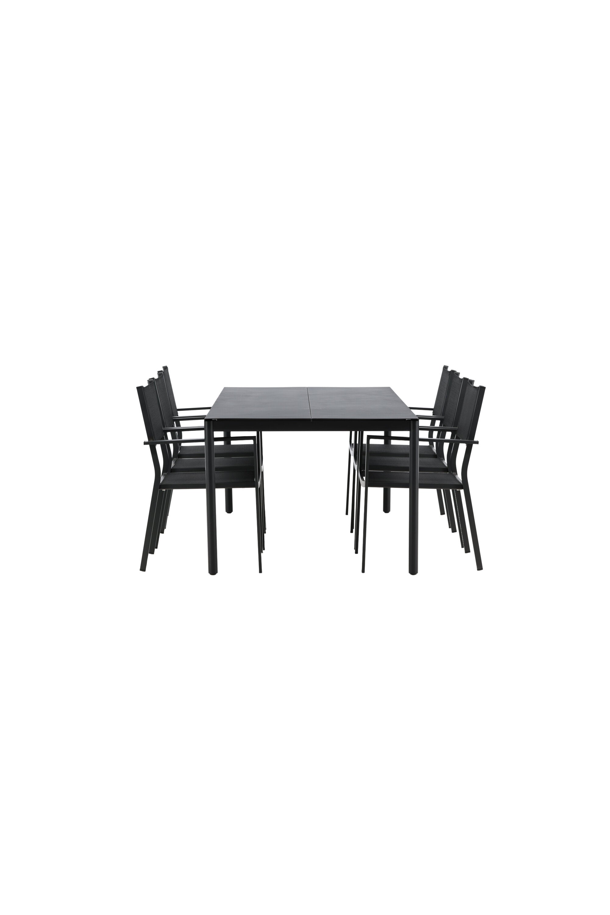 Modena Gartentisch Set in Schwarz präsentiert im Onlineshop von KAQTU Design AG. Gartentischset ist von Venture Home