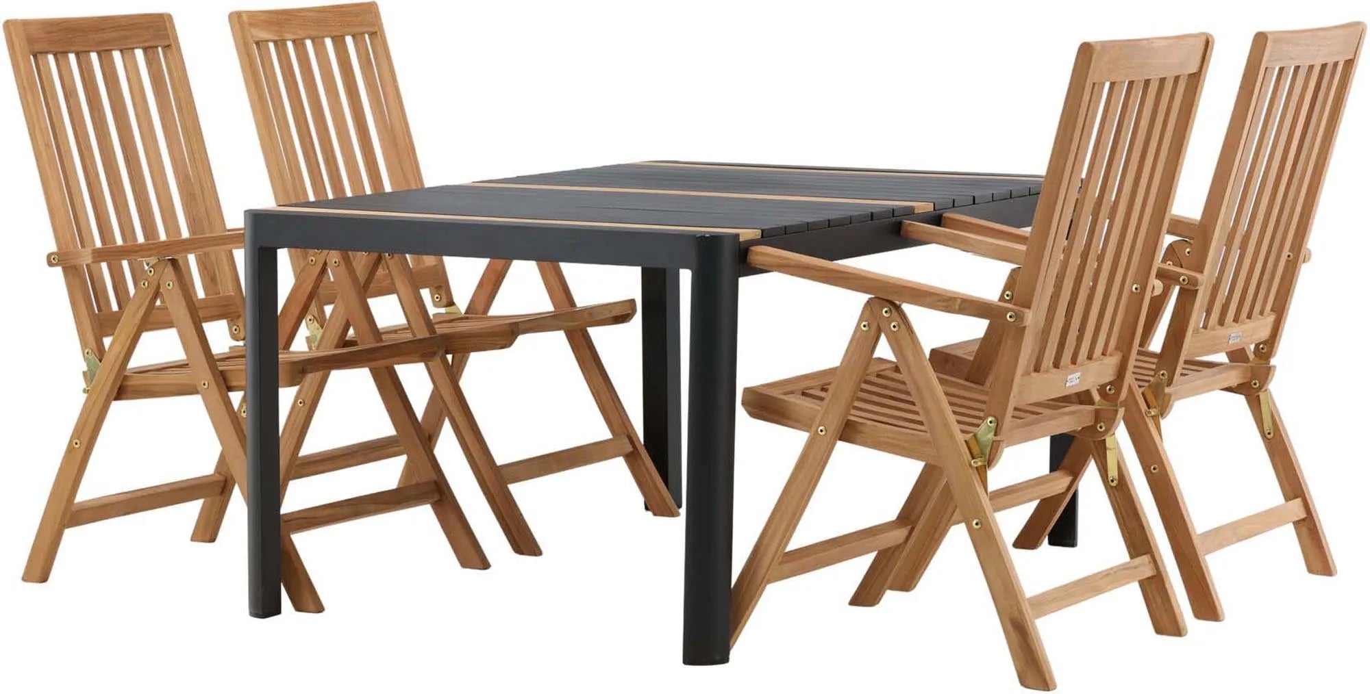 Stilvolles Togo Tischset mit Kenya Tisch, ideal für Outdoor-Dinner.