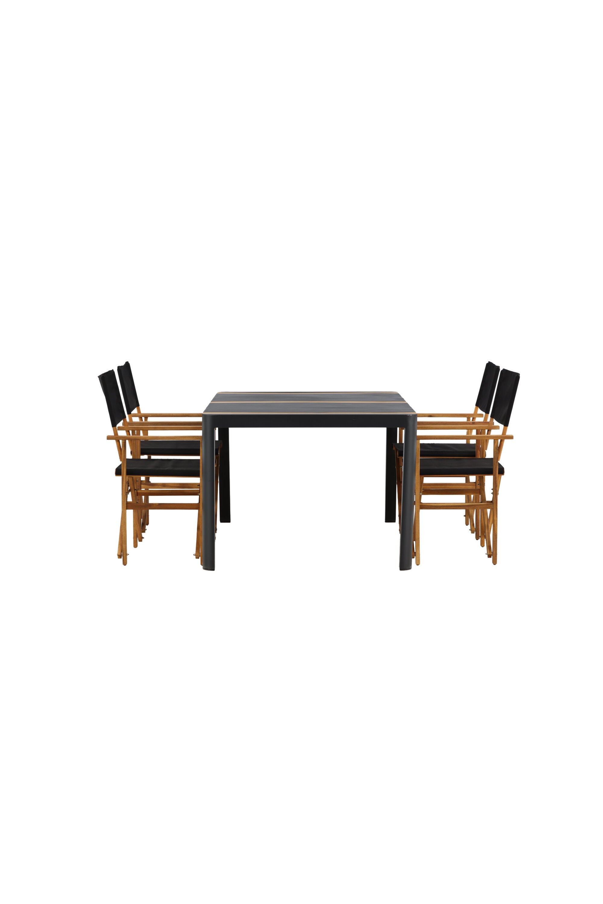Togo Outdoor-Tischset + Marion 150cm/4St. in Natur präsentiert im Onlineshop von KAQTU Design AG. Gartentischset ist von Venture Home