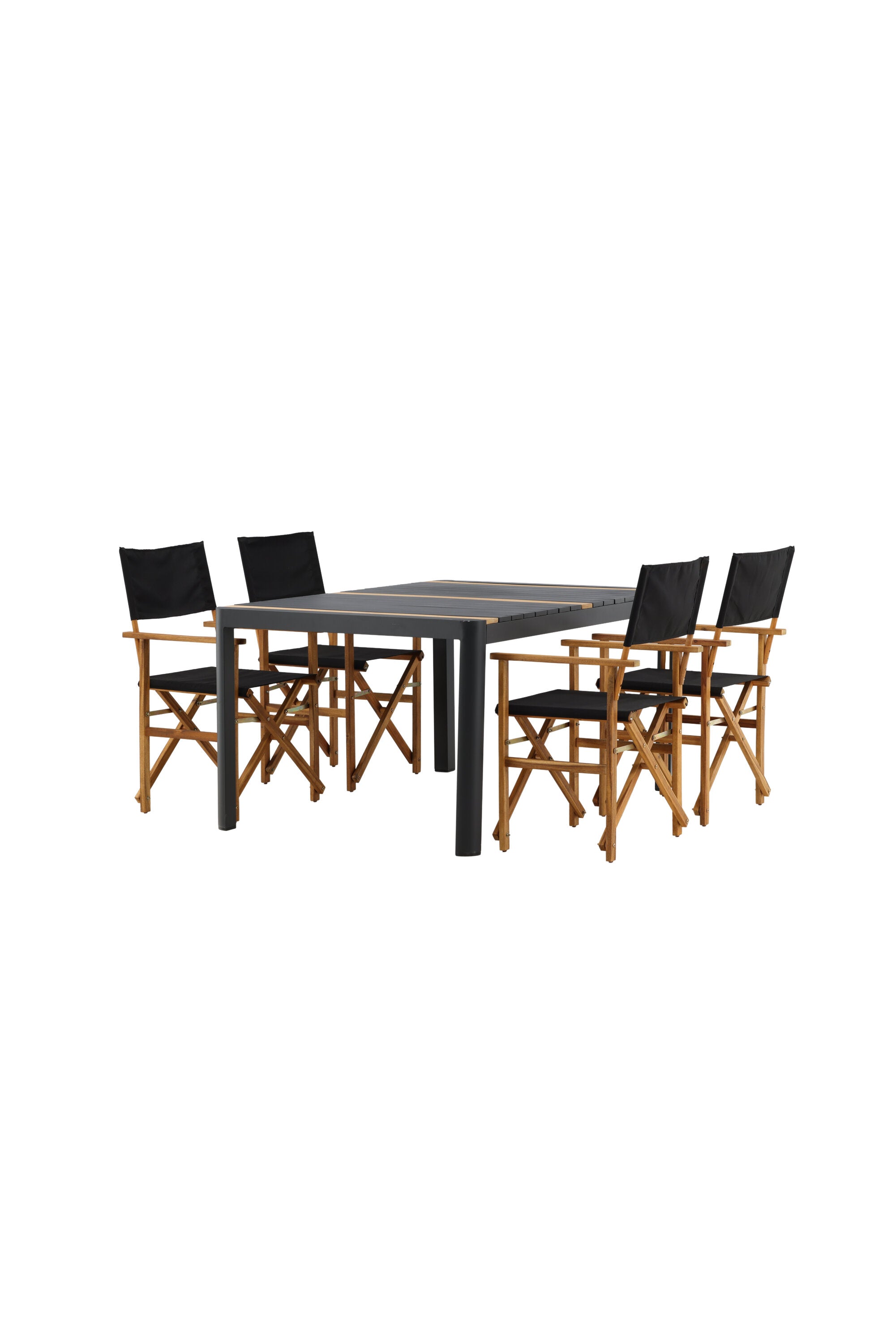 Togo Outdoor-Tischset + Marion 150cm/4St. in Natur präsentiert im Onlineshop von KAQTU Design AG. Gartentischset ist von Venture Home