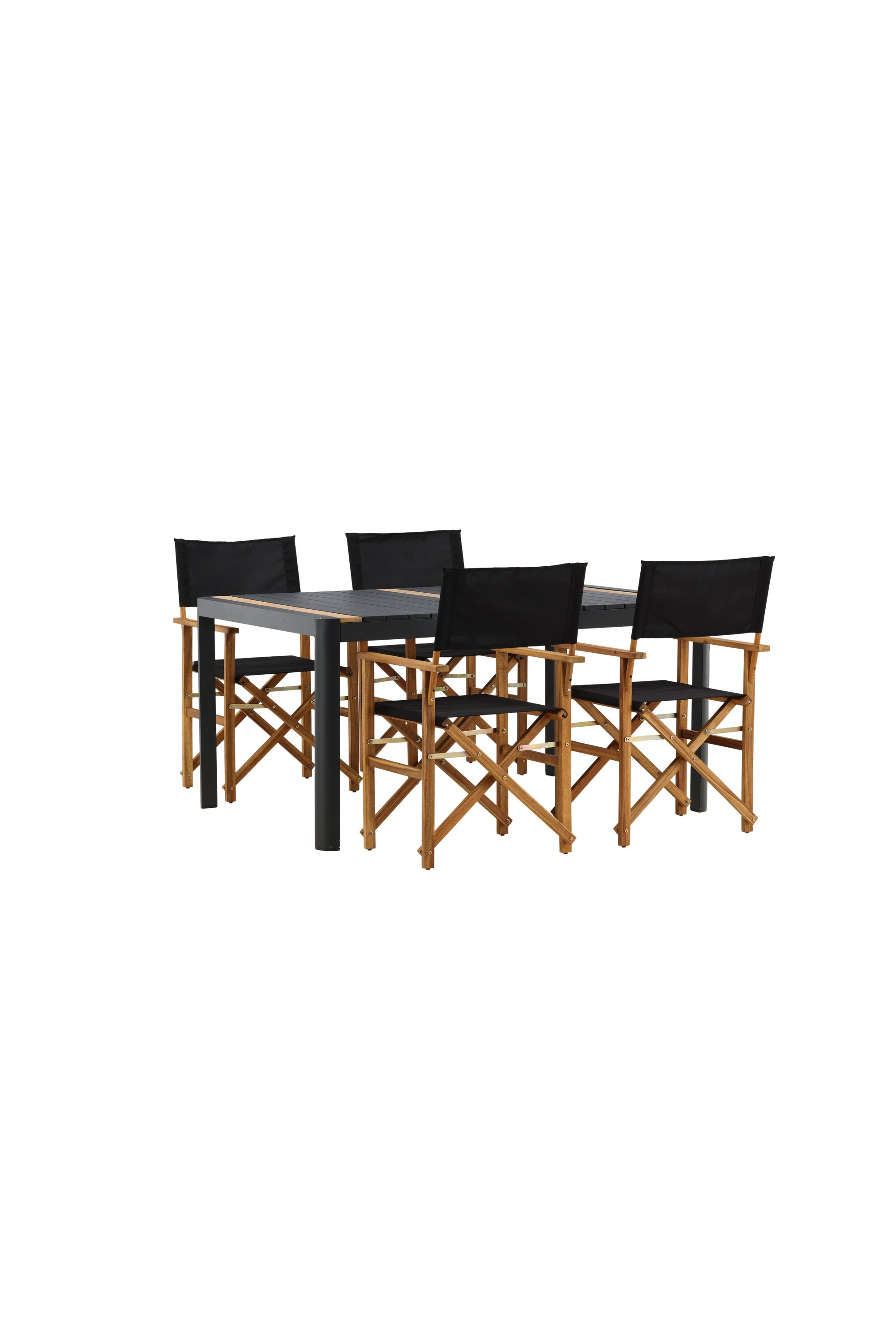 Togo Outdoor-Tischset + Marion 150cm/4St. in Natur präsentiert im Onlineshop von KAQTU Design AG. Gartentischset ist von Venture Home