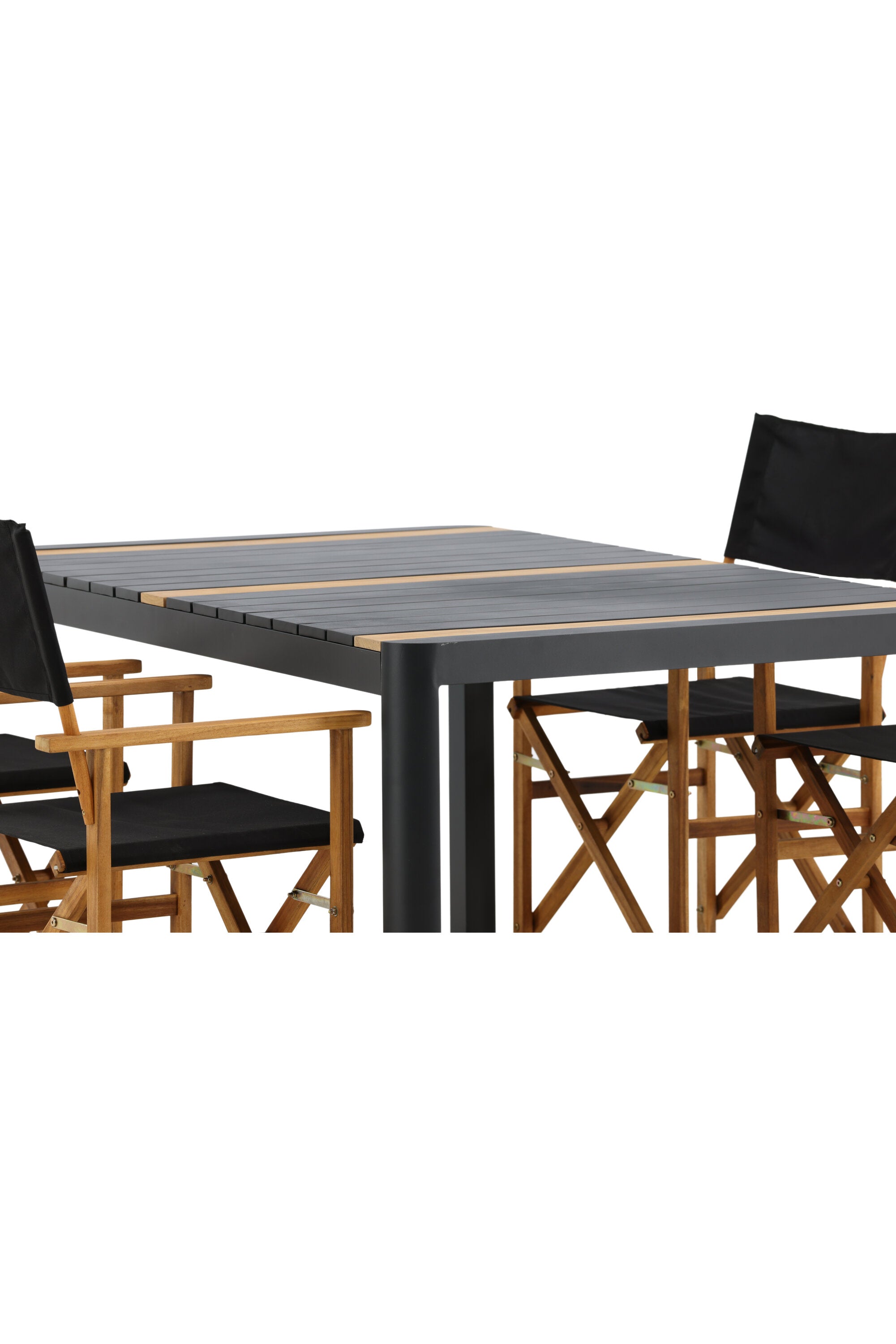 Togo Outdoor-Tischset + Marion 150cm/4St. in Natur präsentiert im Onlineshop von KAQTU Design AG. Gartentischset ist von Venture Home