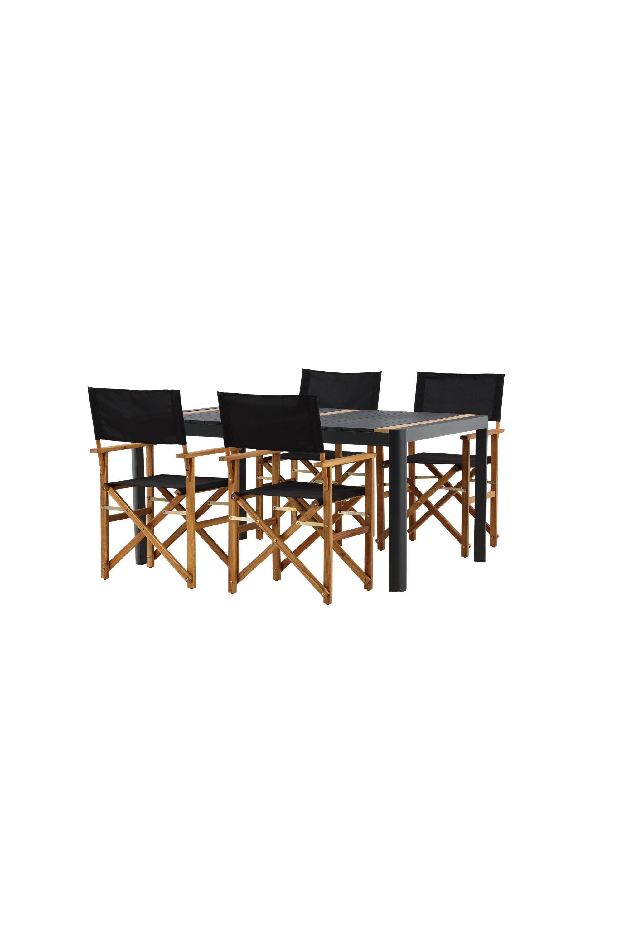 Togo Outdoor-Tischset + Marion 150cm/4St. in Natur präsentiert im Onlineshop von KAQTU Design AG. Gartentischset ist von Venture Home