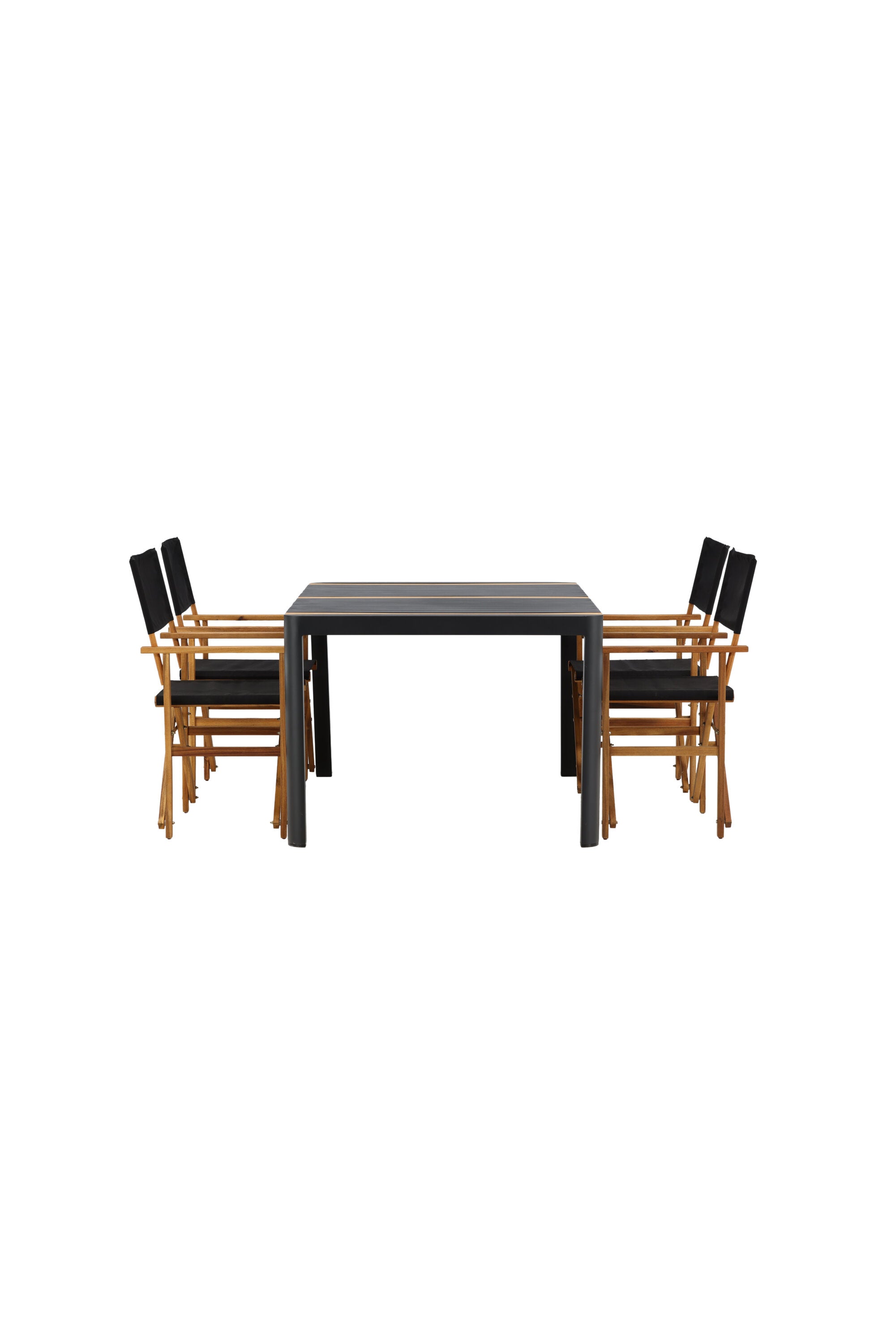 Togo Outdoor-Tischset + Marion 150cm/4St. in Natur präsentiert im Onlineshop von KAQTU Design AG. Gartentischset ist von Venture Home