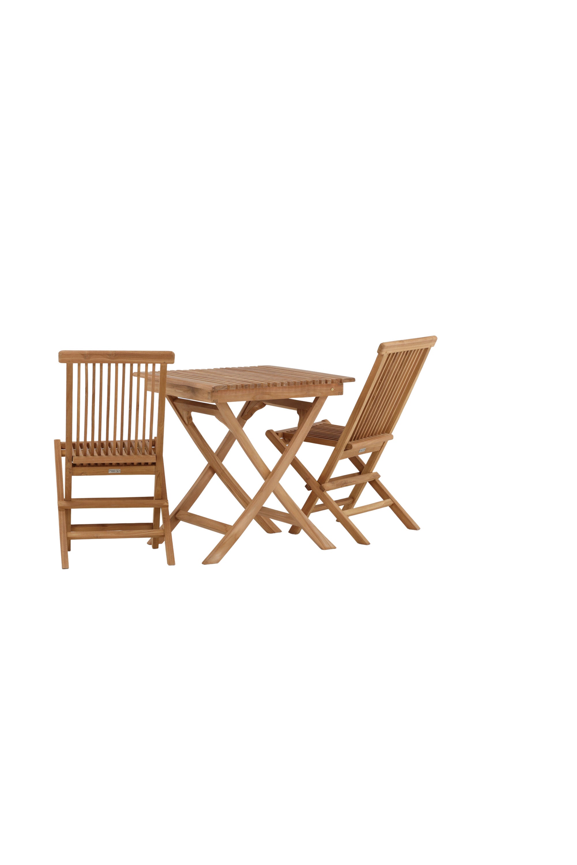 Ghana Outdoor-Tischset + Kenya ohne Armlehne 70cm/2St. in Natur präsentiert im Onlineshop von KAQTU Design AG. Gartentischset ist von Venture Home