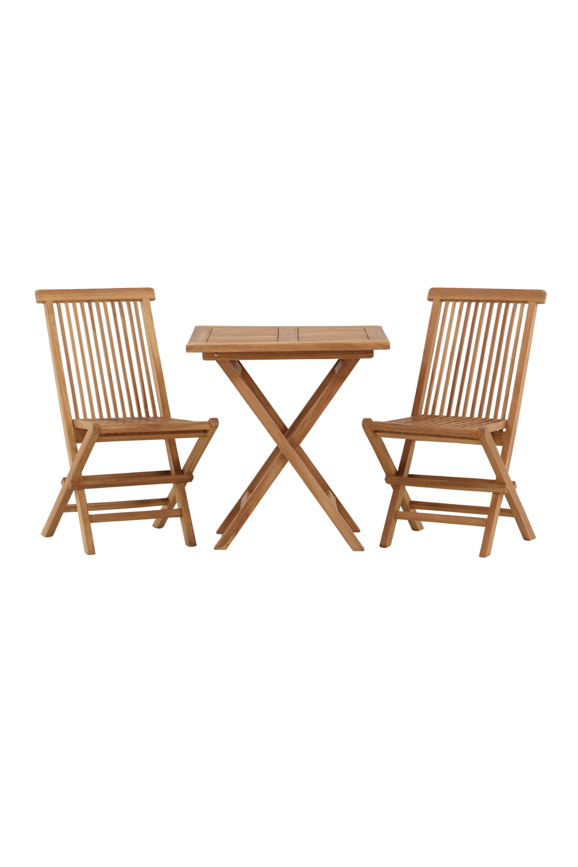 Kenya Outdoor-Klapptischset ohne Armlehene 70cm/2St. in Natur / Grau präsentiert im Onlineshop von KAQTU Design AG. Gartentischset ist von Venture Home