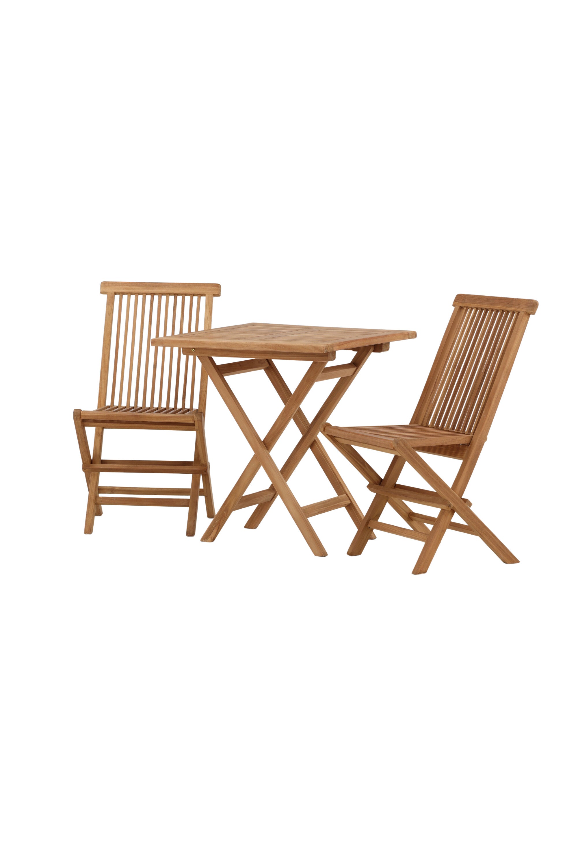 Kenya Outdoor-Klapptischset ohne Armlehene 70cm/2St. in Natur / Grau präsentiert im Onlineshop von KAQTU Design AG. Gartentischset ist von Venture Home