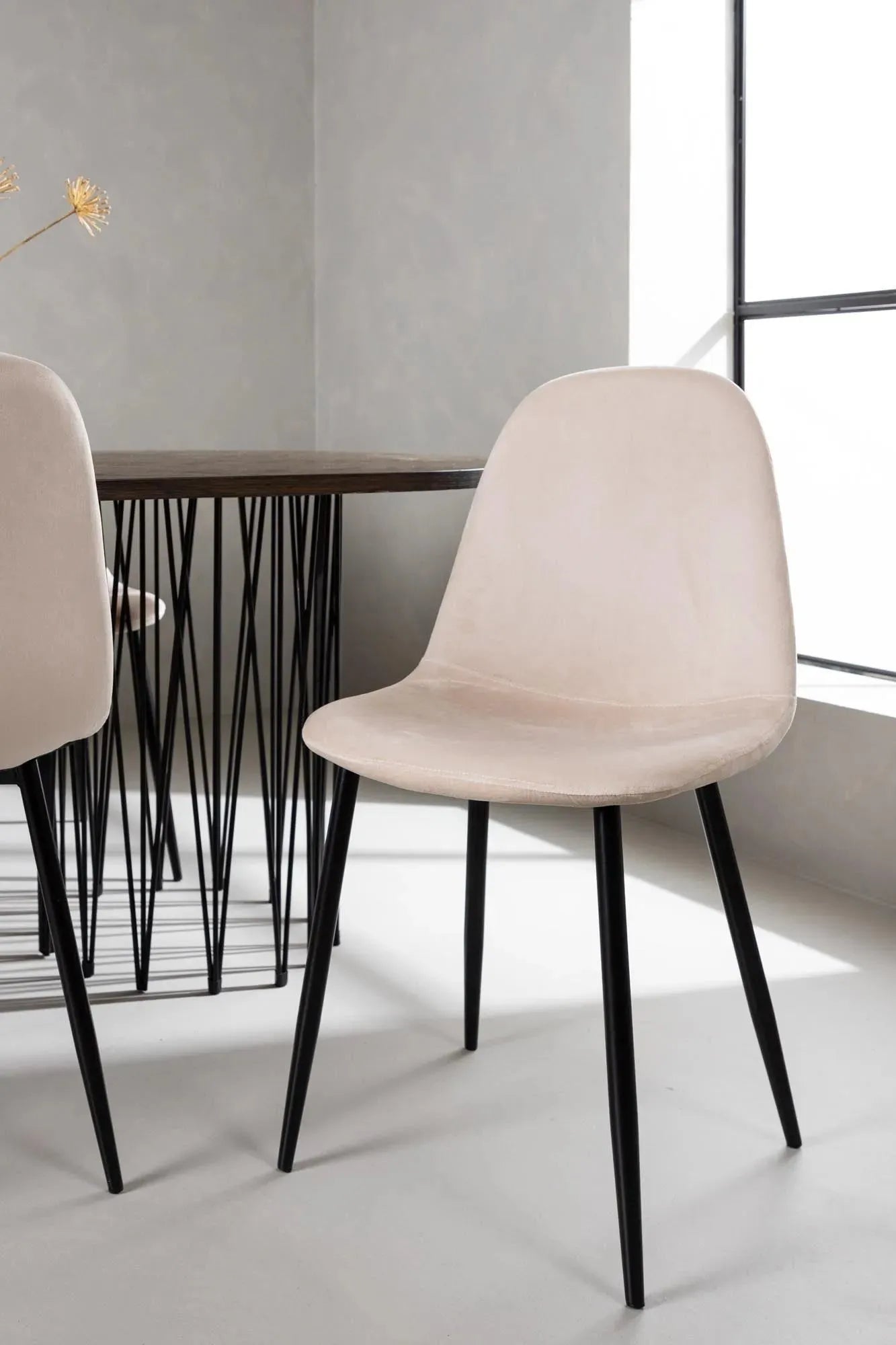 Elegantes Stone Esszimmerset 220cm mit 6 Stühlen von Venture Home.