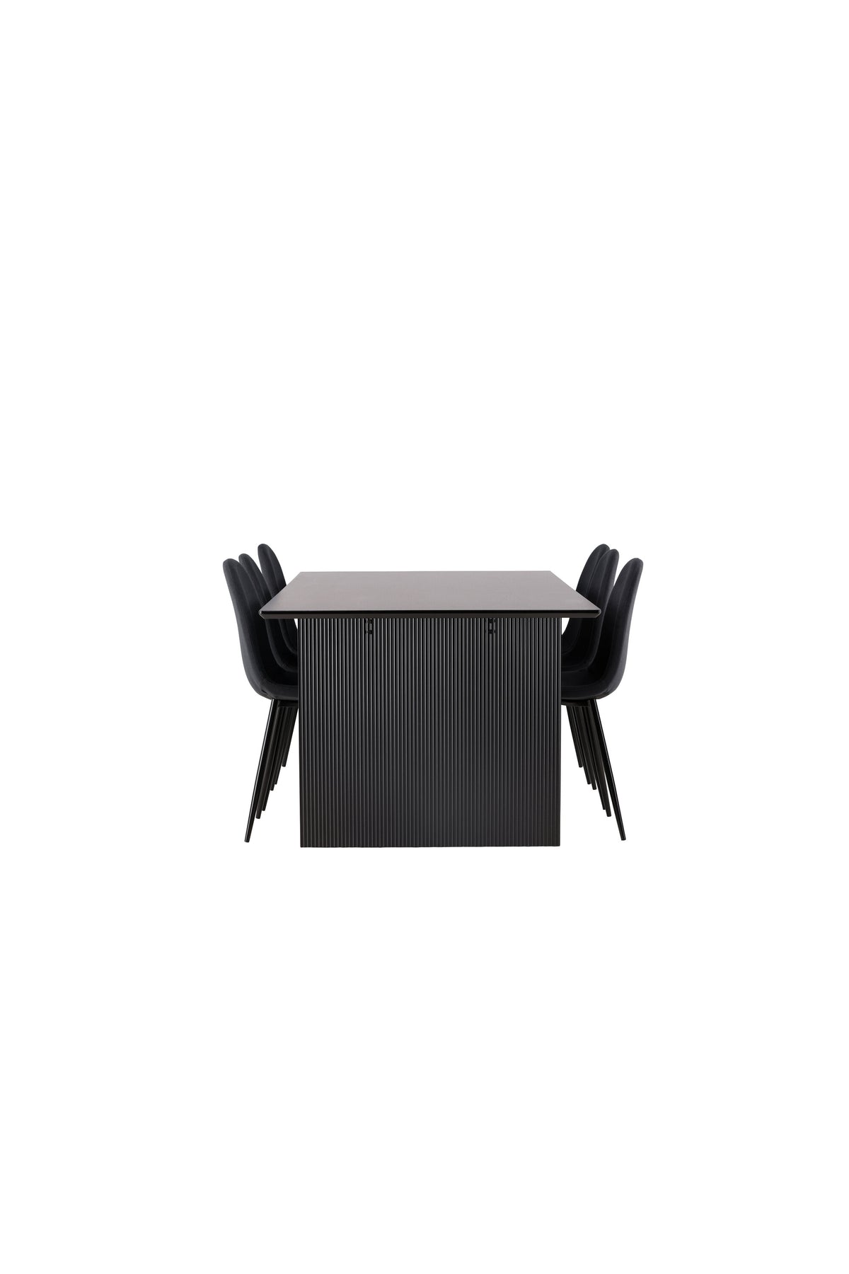 Vail Esszimmerset + Polar 200cm/6St. in Schwarz präsentiert im Onlineshop von KAQTU Design AG. Esszimmerset ist von Venture Home