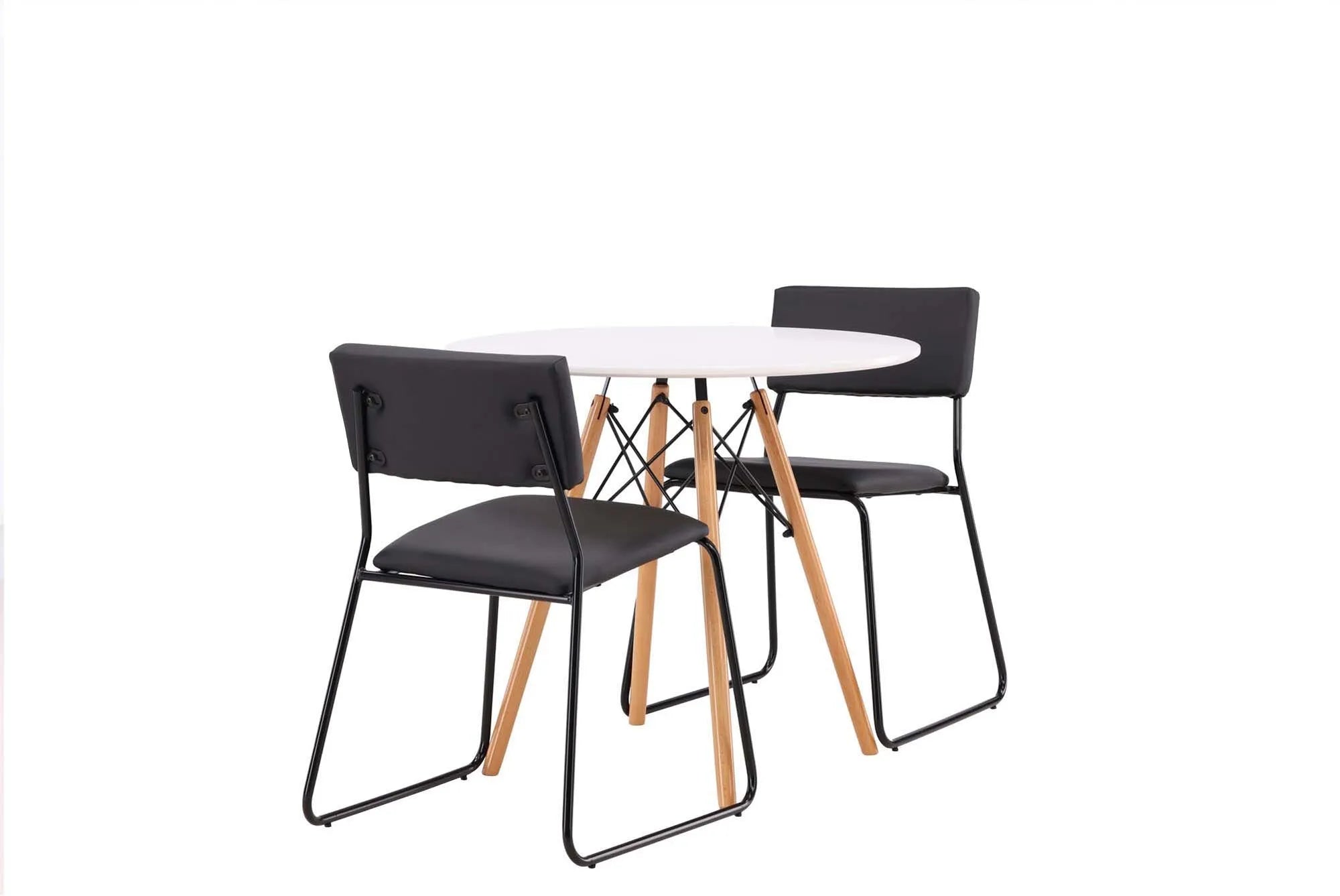 Elegantes Danburi Set mit Kenth Tisch, ideal für zeitgemäße Esszimmer.
