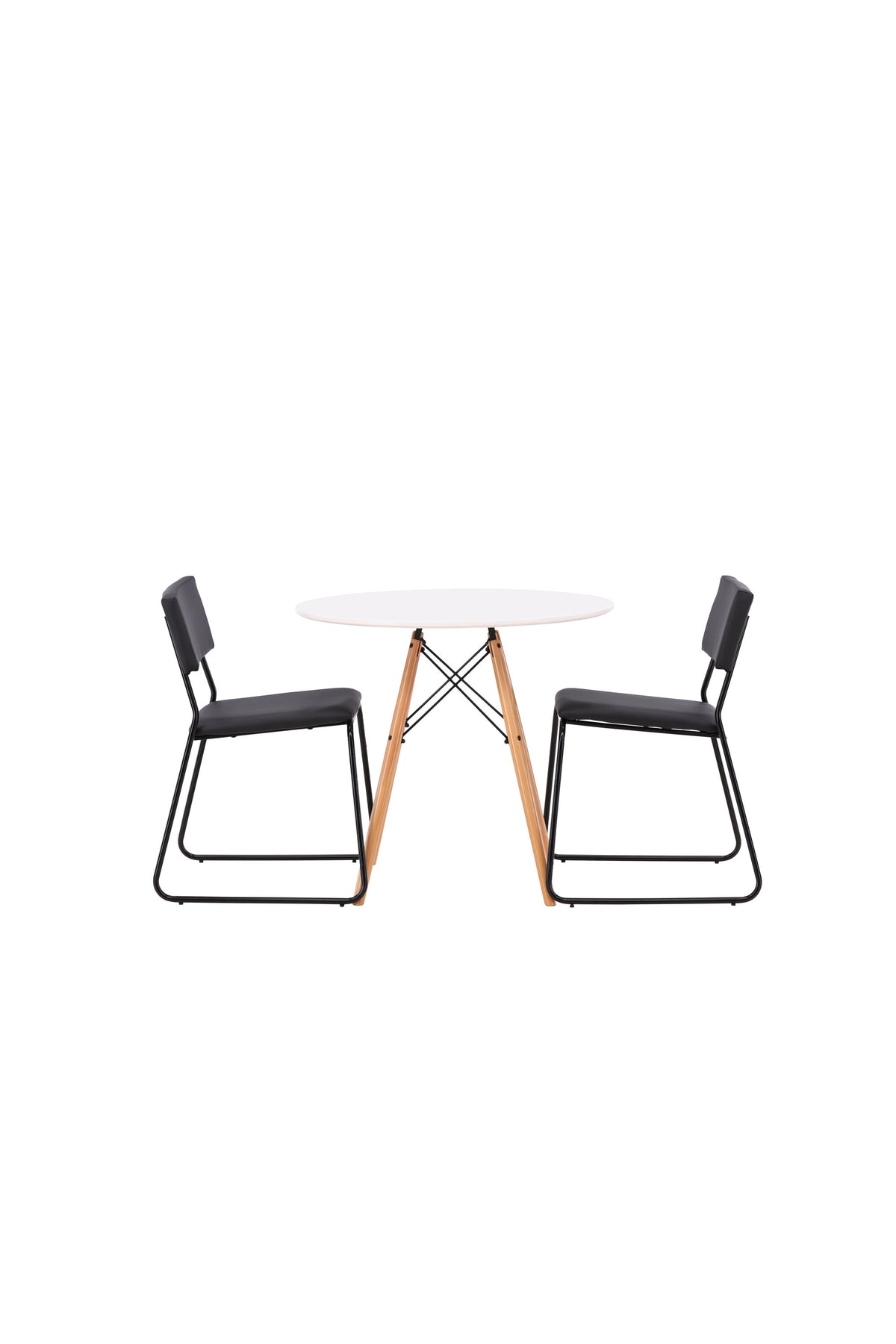 Danburi Esszimmerset + Kenth ⌀60cm/2St. in Schwarz präsentiert im Onlineshop von KAQTU Design AG. Esszimmerset ist von Venture Home