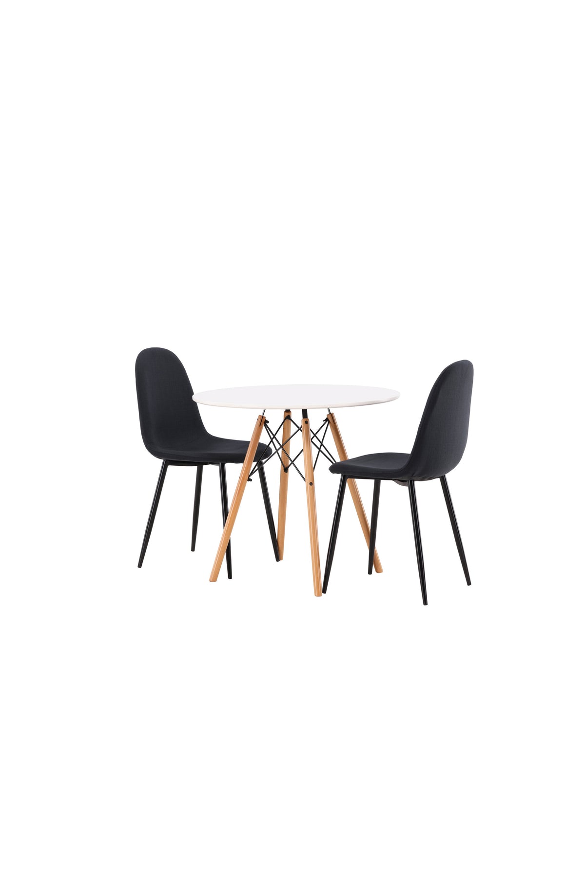 Danburi Esszimmerset + Polar ⌀60cm/2St. in Schwarz präsentiert im Onlineshop von KAQTU Design AG. Esszimmerset ist von Venture Home
