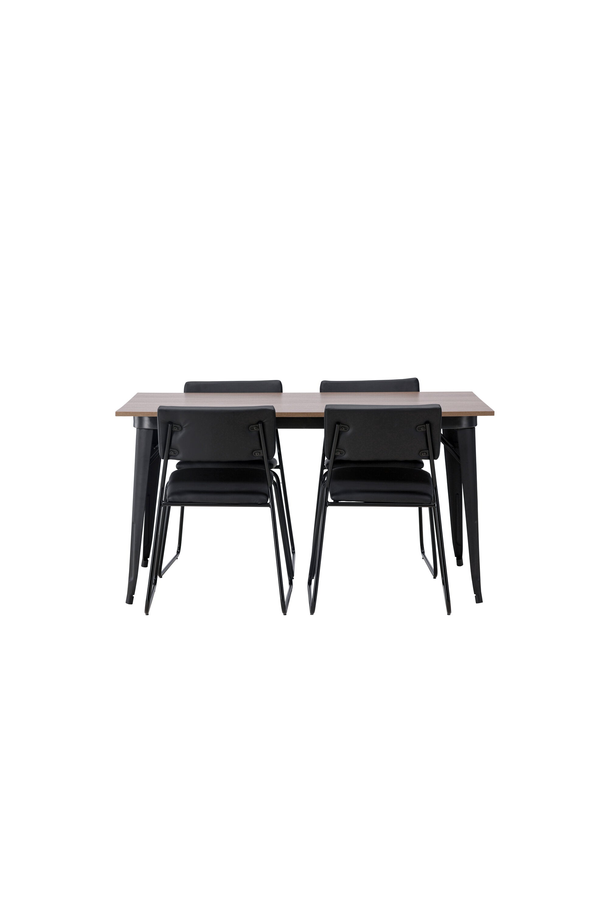 Tempe Esszimmerset + Kenth 140cm/4St. in Schwarz präsentiert im Onlineshop von KAQTU Design AG. Esszimmerset ist von Venture Home