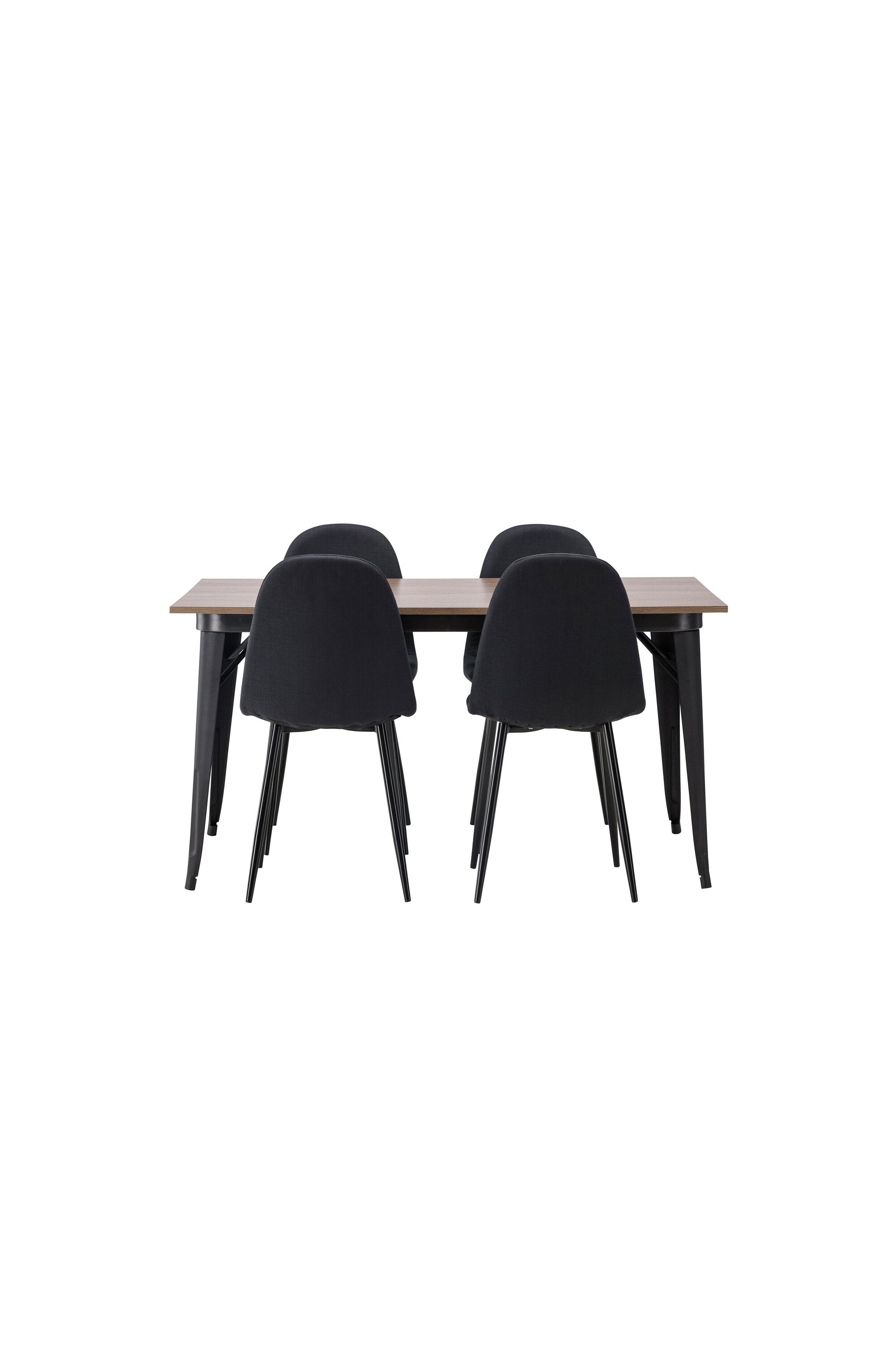 Tempe Esszimmerset + Polar 140cm/4St. in Schwarz präsentiert im Onlineshop von KAQTU Design AG. Esszimmerset ist von Venture Home