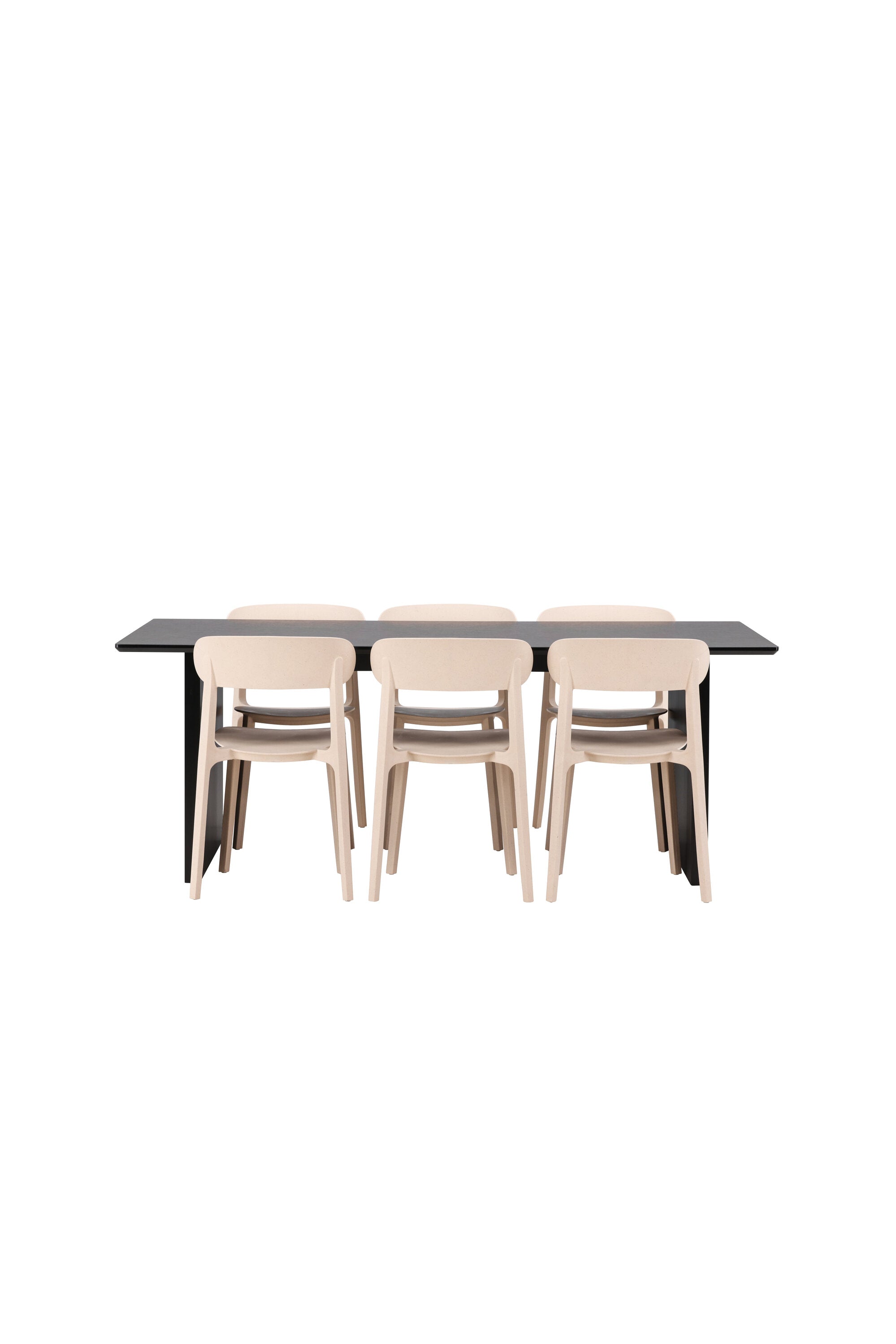 Vail Esstisch + 6 x Åstol Esszimmerstuhl in  präsentiert im Onlineshop von KAQTU Design AG. Esszimmerset ist von Venture Home