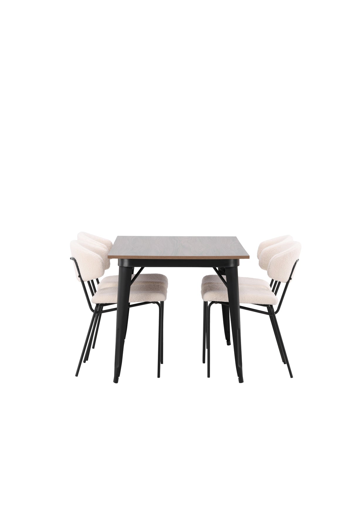 Tempe Esszimmerset + Chico 140cm/4St. in Weiss präsentiert im Onlineshop von KAQTU Design AG. Esszimmerset ist von Venture Home