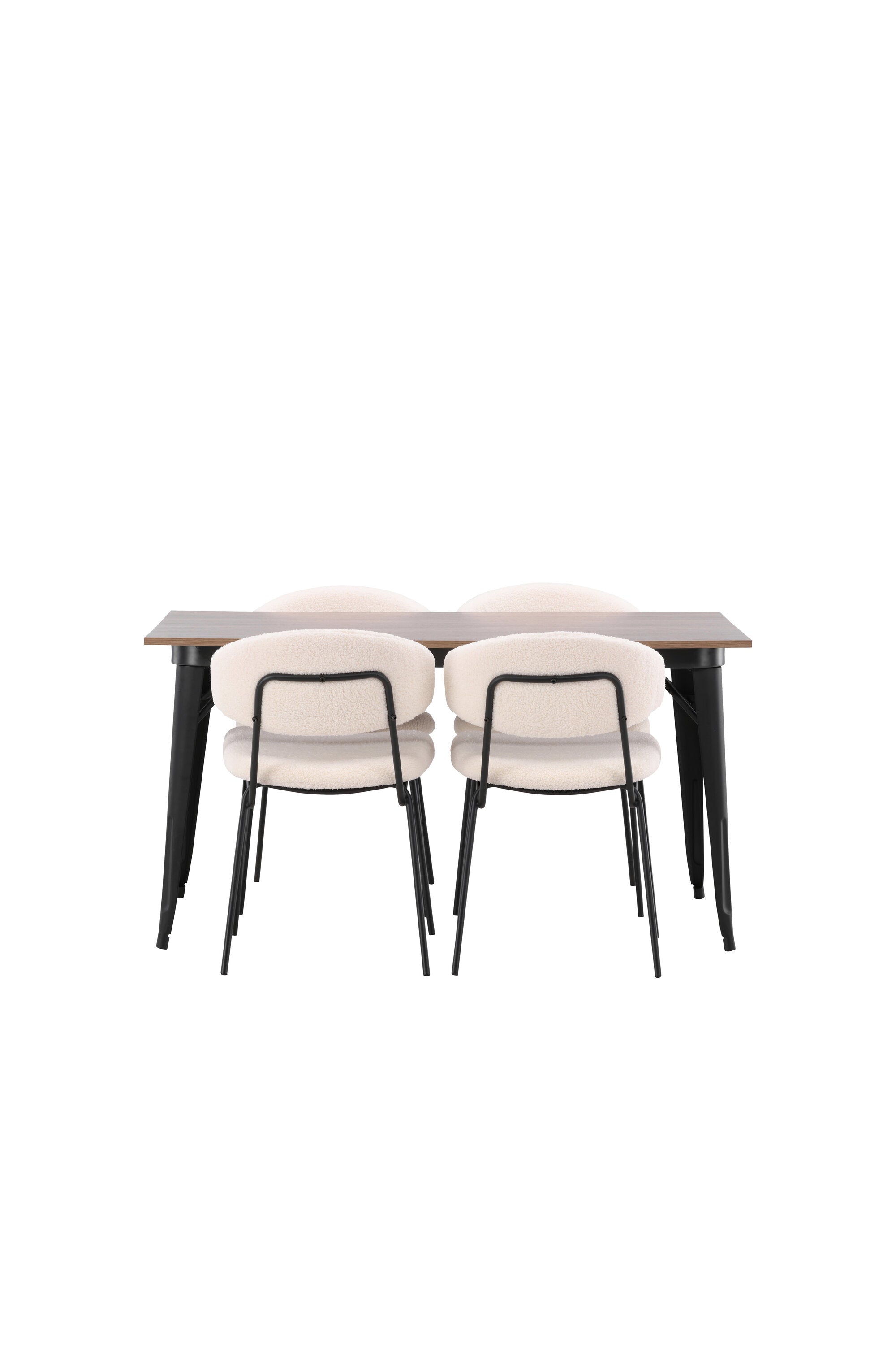 Tempe Esszimmerset + Chico 140cm/4St. in Weiss präsentiert im Onlineshop von KAQTU Design AG. Esszimmerset ist von Venture Home