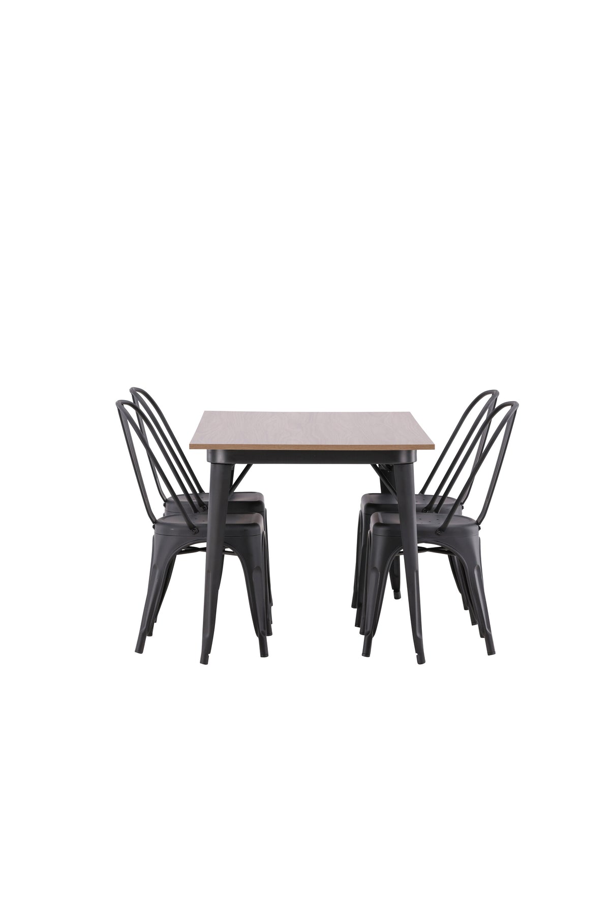 Tempe Esszimmerset + Tempe 140cm/4St. in Schwarz präsentiert im Onlineshop von KAQTU Design AG. Esszimmerset ist von Venture Home
