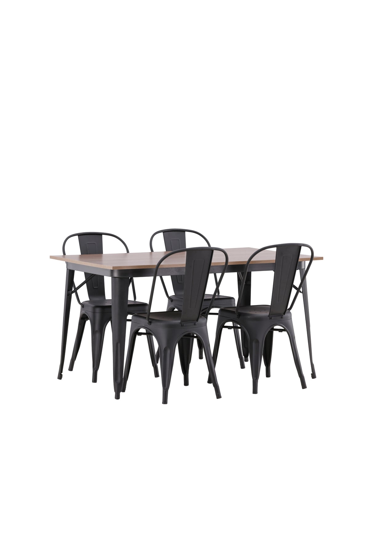 Tempe Esszimmerset + Tempe 140cm/4St. in Schwarz präsentiert im Onlineshop von KAQTU Design AG. Esszimmerset ist von Venture Home