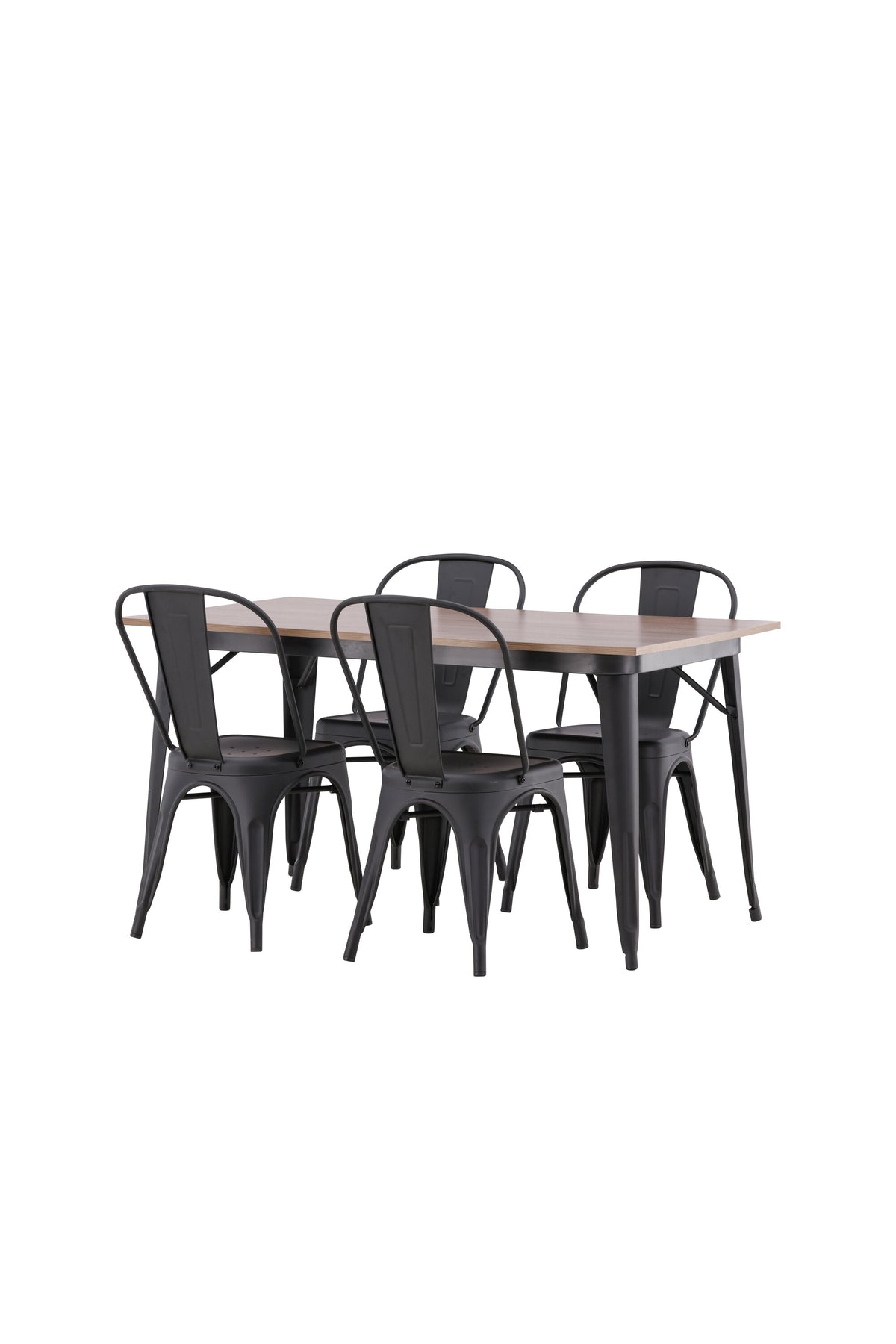 Tempe Esszimmerset + Tempe 140cm/4St. in Schwarz präsentiert im Onlineshop von KAQTU Design AG. Esszimmerset ist von Venture Home