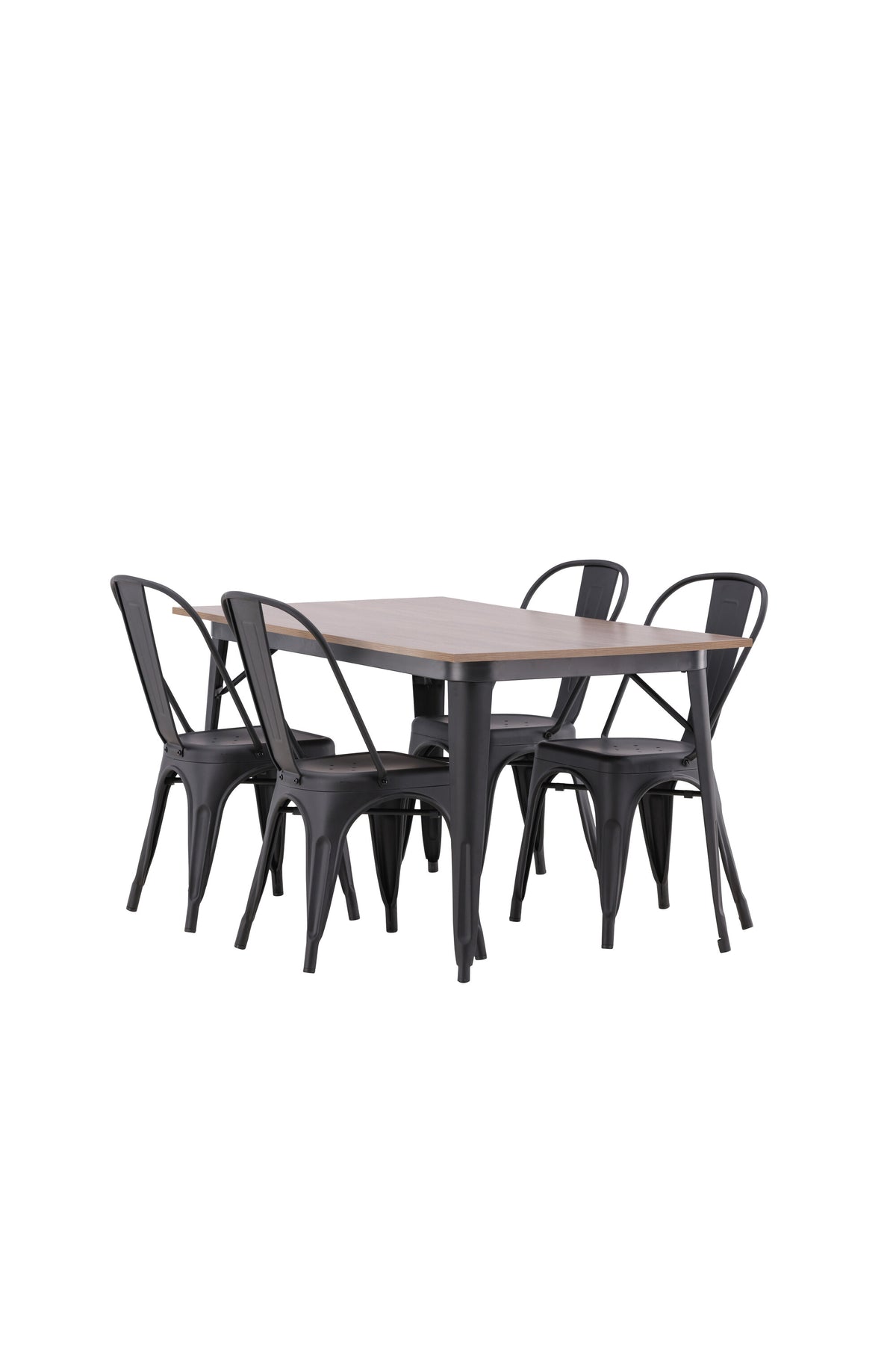 Tempe Esszimmerset + Tempe 140cm/4St. in Schwarz präsentiert im Onlineshop von KAQTU Design AG. Esszimmerset ist von Venture Home
