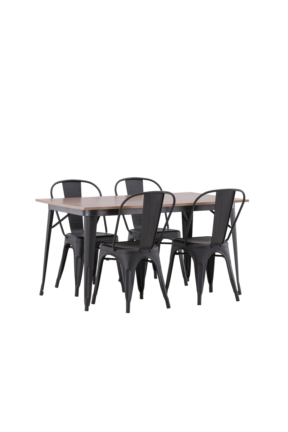 Tempe Esszimmerset + Tempe 140cm/4St. in Schwarz präsentiert im Onlineshop von KAQTU Design AG. Esszimmerset ist von Venture Home