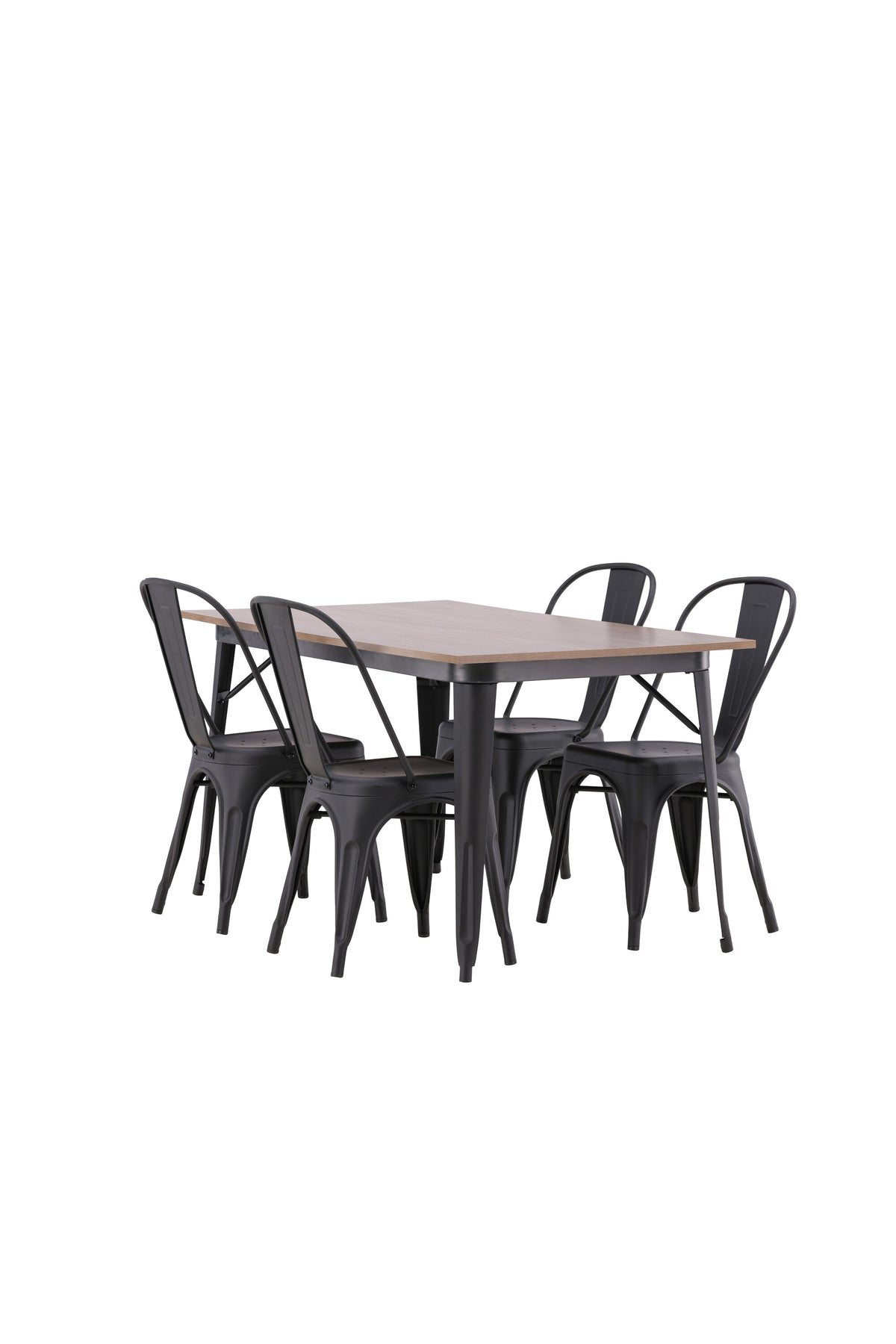 Tempe Esszimmerset + Tempe 140cm/4St. in Schwarz präsentiert im Onlineshop von KAQTU Design AG. Esszimmerset ist von Venture Home