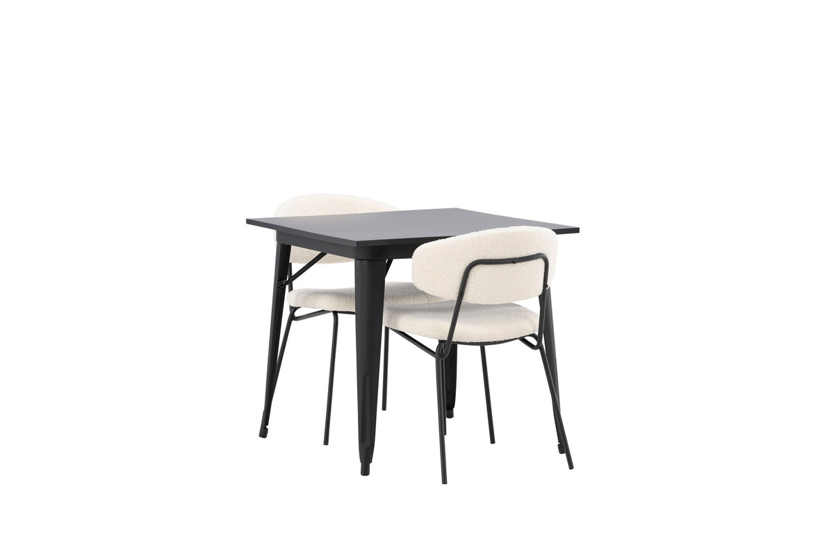 Tempe Esszimmerset + Chico 80cm/2St. in Weiss präsentiert im Onlineshop von KAQTU Design AG. Esszimmerset ist von Venture Home