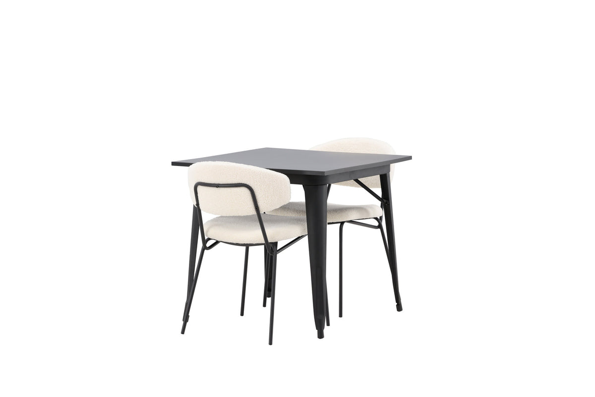 Tempe Esszimmerset + Chico 80cm/2St. in Weiss präsentiert im Onlineshop von KAQTU Design AG. Esszimmerset ist von Venture Home