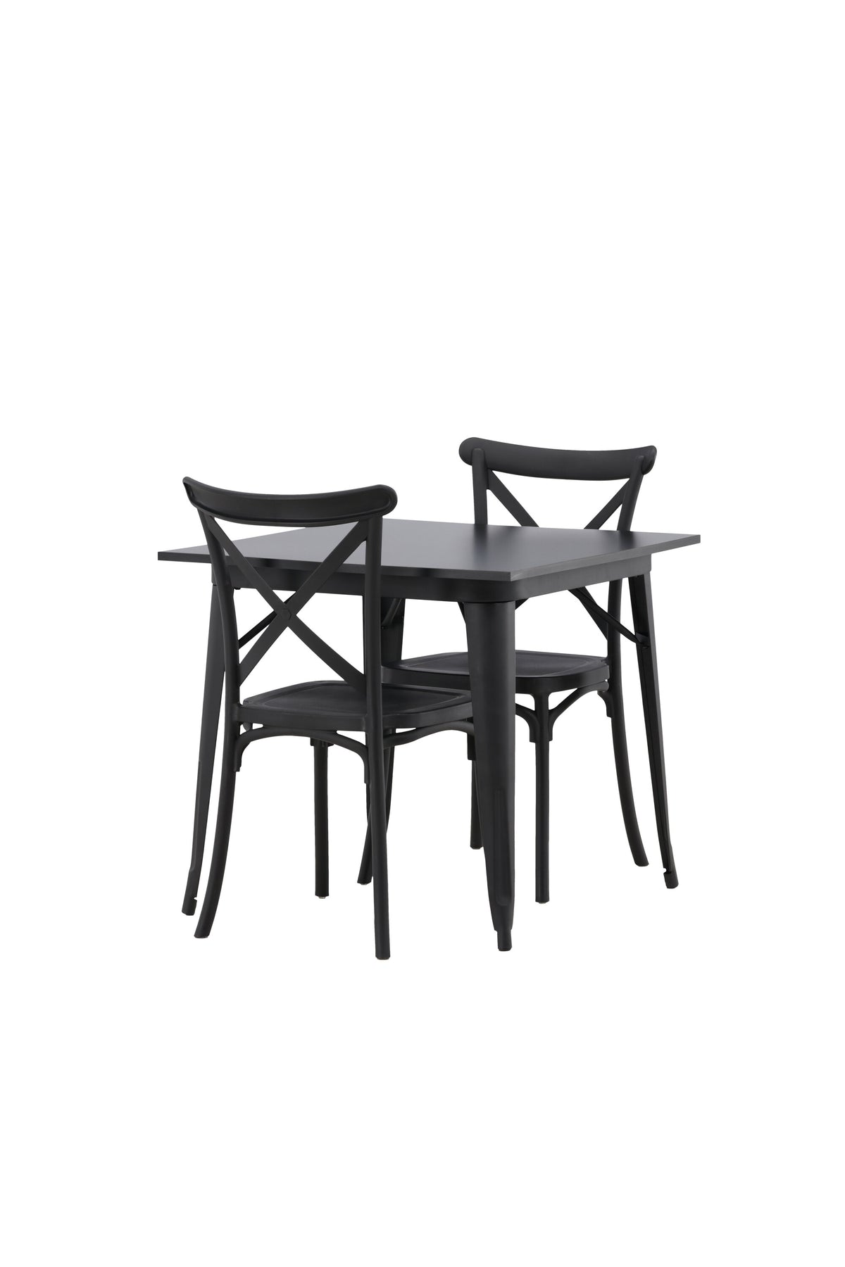 Tempe Esszimmerset + Crosett 80cm/2St. in Schwarz präsentiert im Onlineshop von KAQTU Design AG. Esszimmerset ist von Venture Home