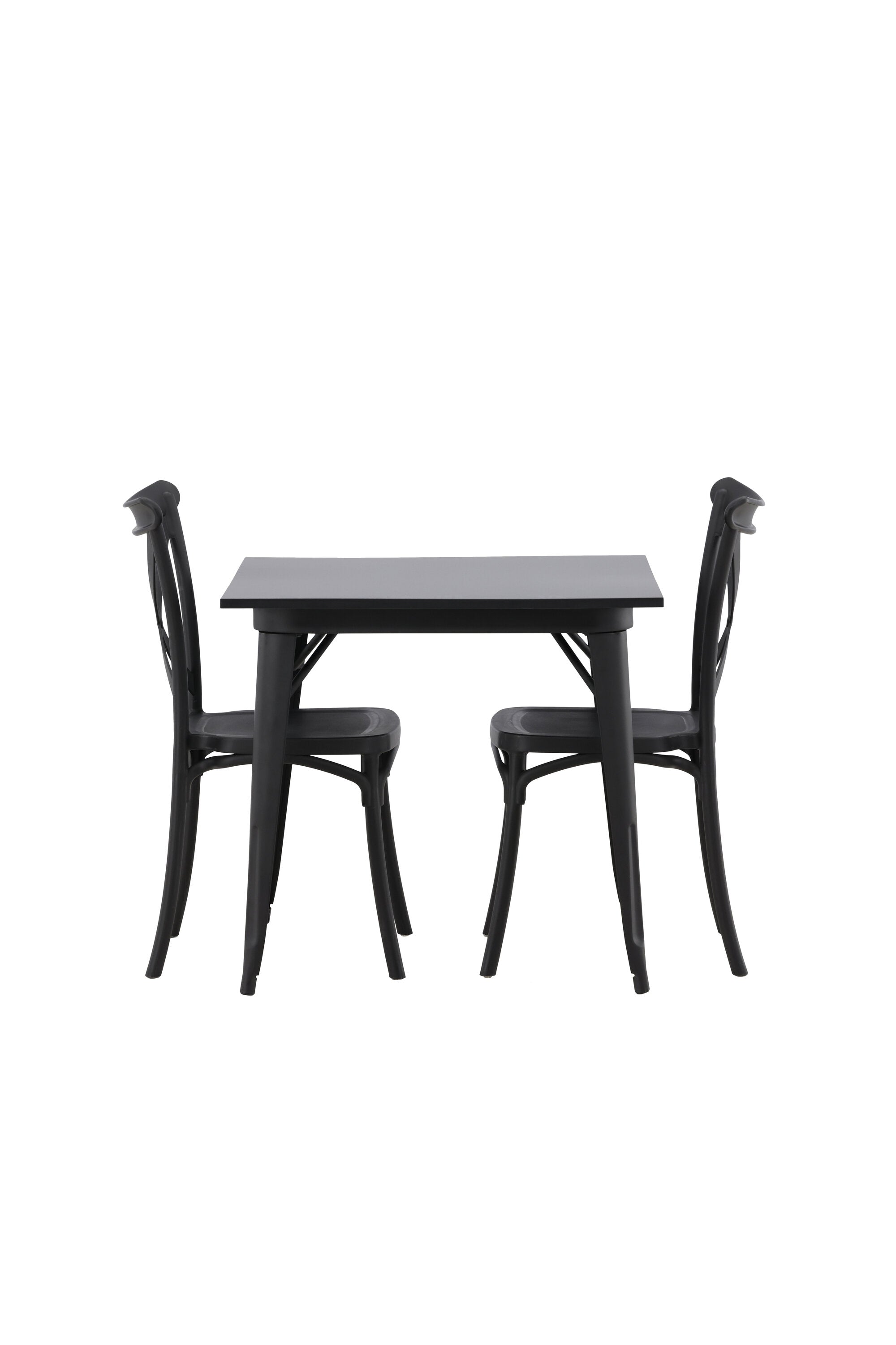 Tempe Esszimmerset + Crosett 80cm/2St. in Schwarz präsentiert im Onlineshop von KAQTU Design AG. Esszimmerset ist von Venture Home