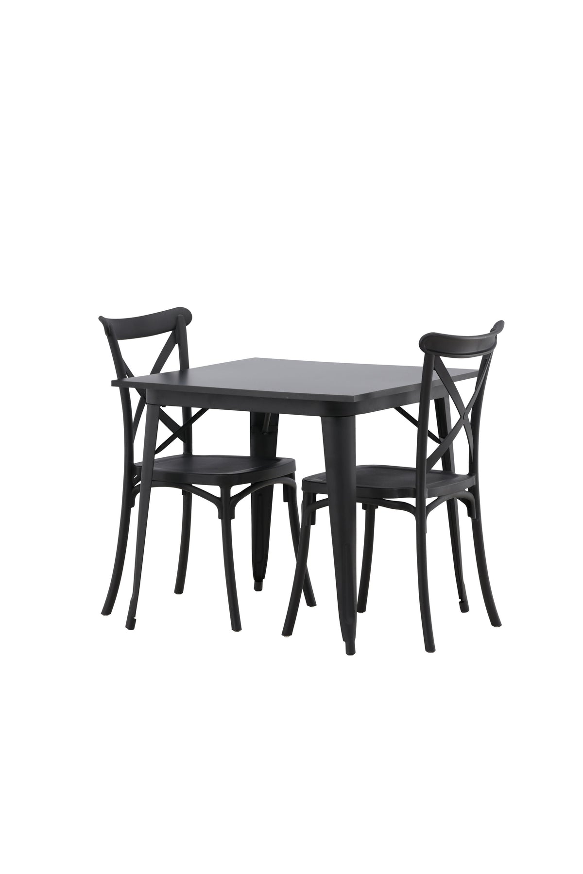 Tempe Esszimmerset + Crosett 80cm/2St. in Schwarz präsentiert im Onlineshop von KAQTU Design AG. Esszimmerset ist von Venture Home