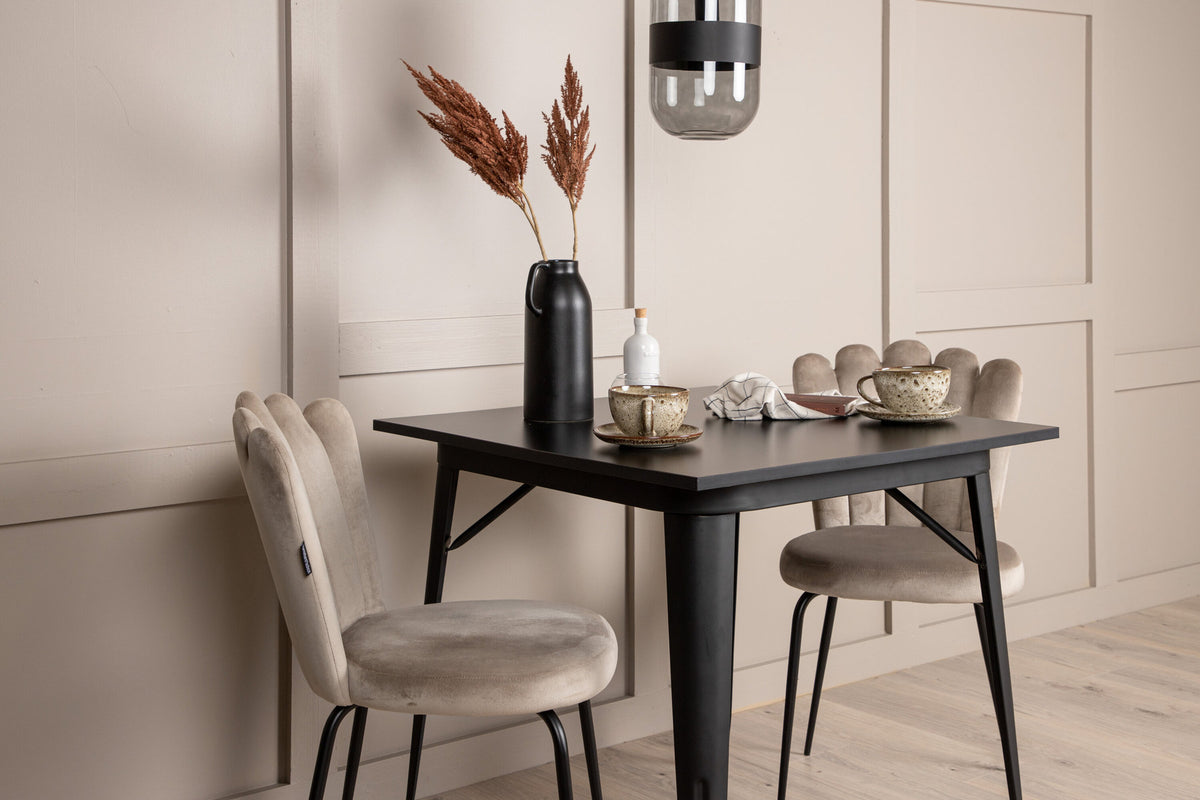 Tempe Esszimmerset + Limhamn 80cm/2St. in Beige präsentiert im Onlineshop von KAQTU Design AG. Esszimmerset ist von Venture Home