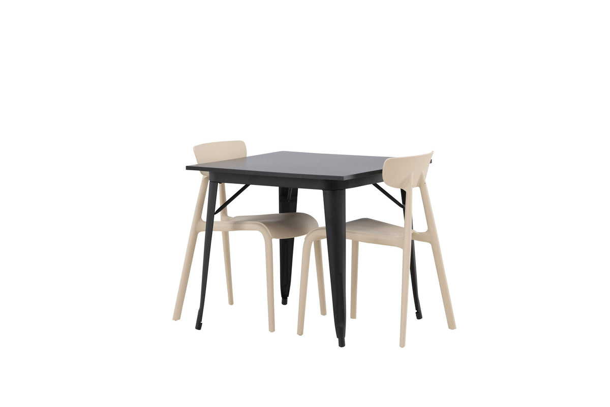 Tempe Esszimmerset + Ursholmen 80cm/2St. in Beige präsentiert im Onlineshop von KAQTU Design AG. Esszimmerset ist von Venture Home