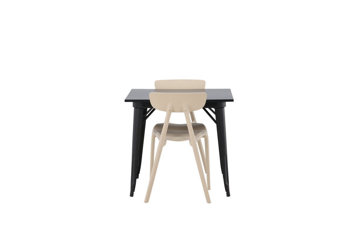 Tempe Esszimmerset + Ursholmen 80cm/2St. in Beige präsentiert im Onlineshop von KAQTU Design AG. Esszimmerset ist von Venture Home