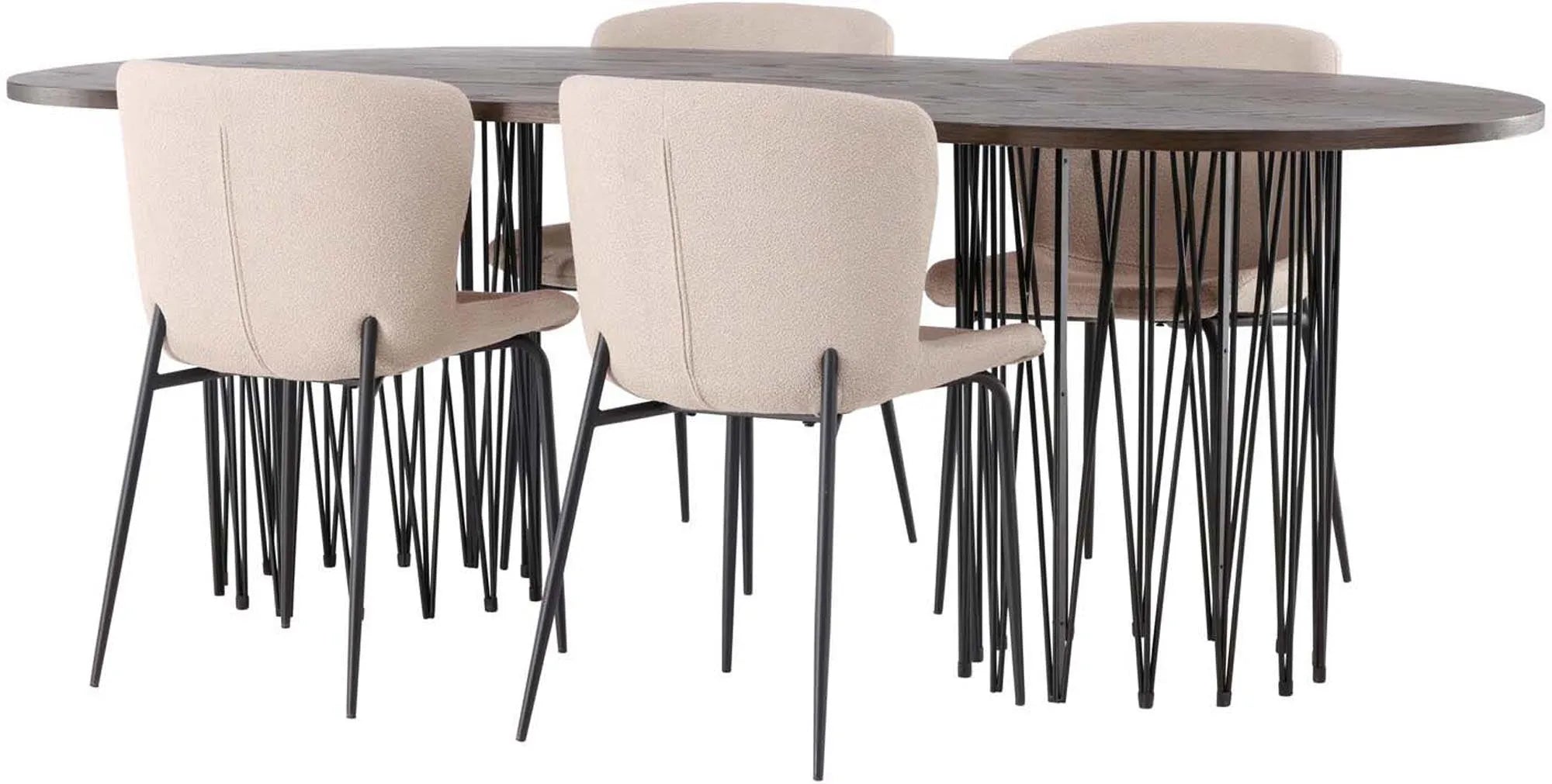 Modernes Stone Esszimmerset für zeitlose Eleganz im Esszimmer.