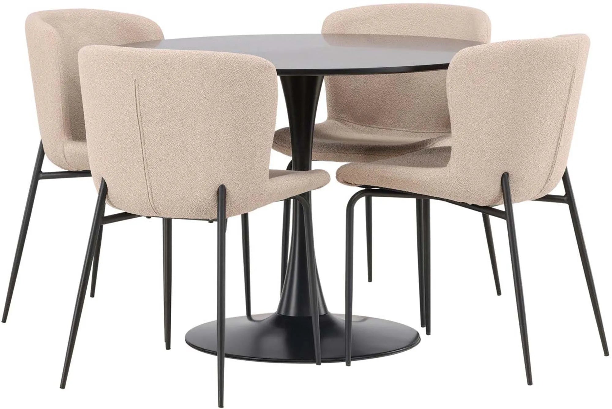 Elegantes Glade Esszimmerset mit Modesto Tisch für 4 von Venture Home.